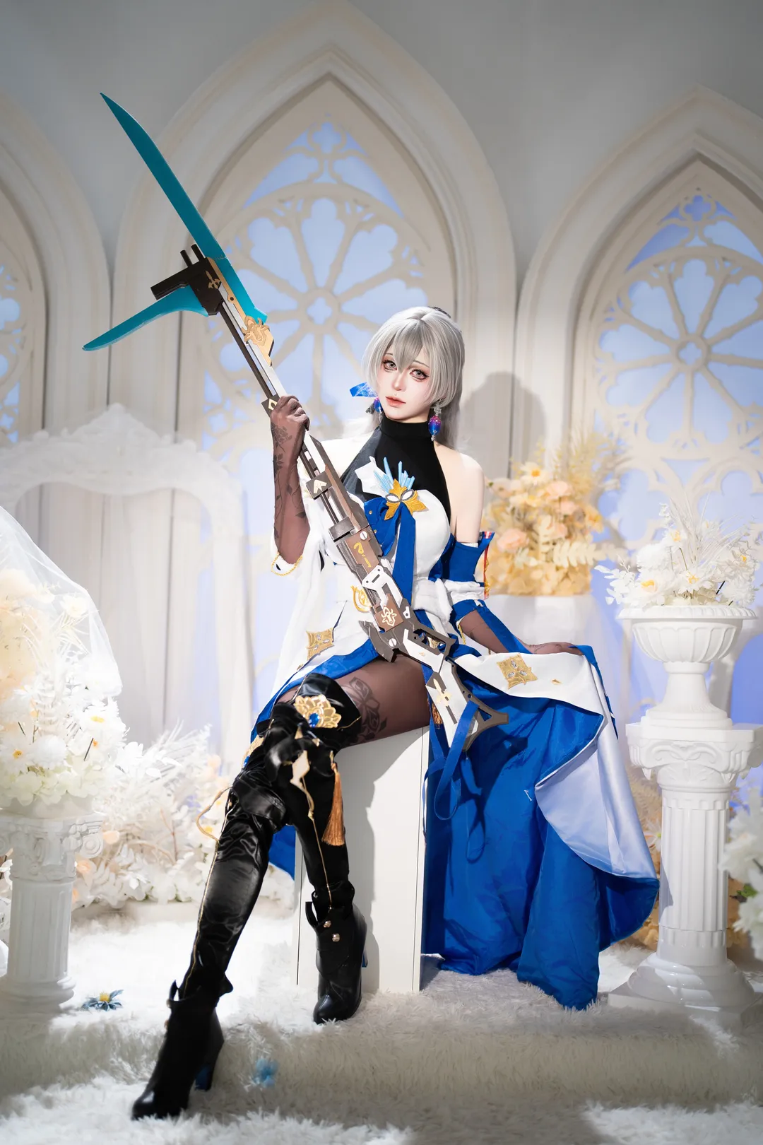 崩壊：スターレイル, ブローニャ コスプレ, コスプレ撮影, ベロブルグ, 銀髪コーデ