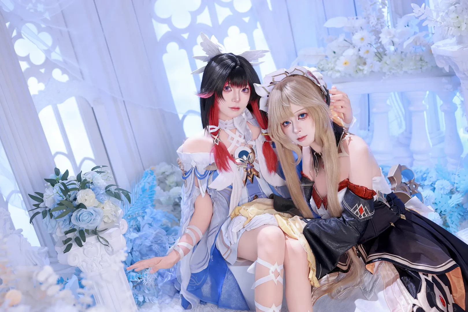 原神, 人形コスプレ, 二次元コスプレ, コスプレ撮影, 白ニーソコーデ - 2枚目
