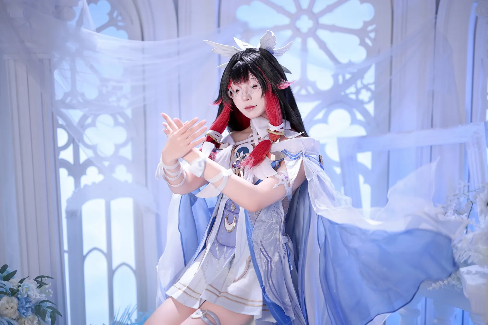 原神, 人形コスプレ, 二次元コスプレ, コスプレ撮影, 白ニーソコーデ - 4枚目
