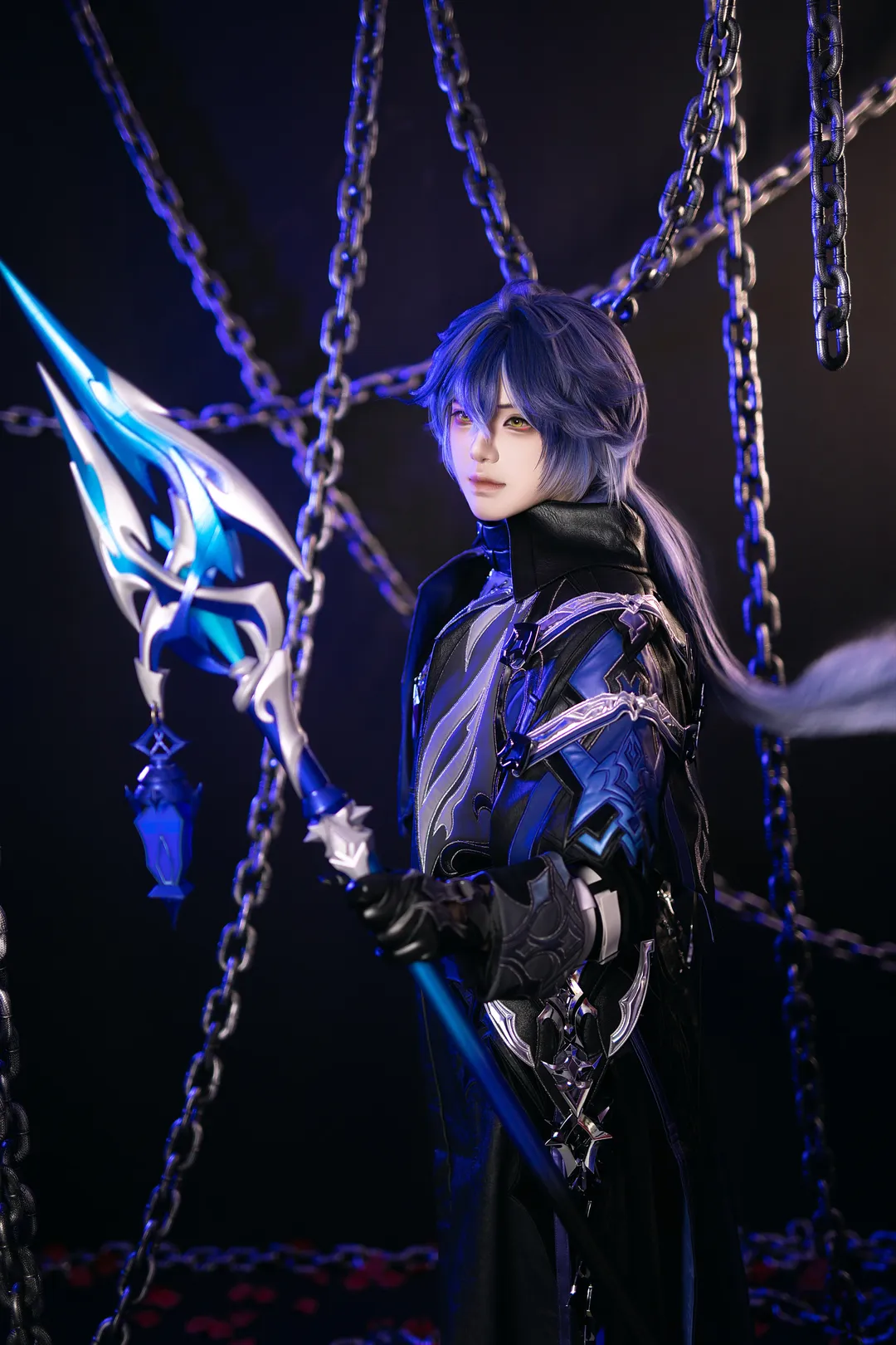 原神, cosplay摄影, 服装细节, 铁链氛围, 菲林斯cos - 第3张