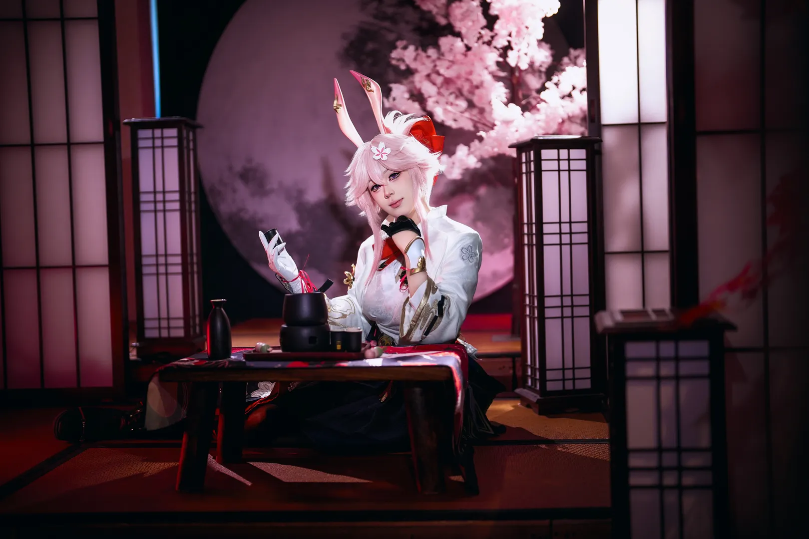 二次元摄影, 崩坏星穹铁道, 绯英cos, 和风cosplay, 黑丝穿搭 - 第2张