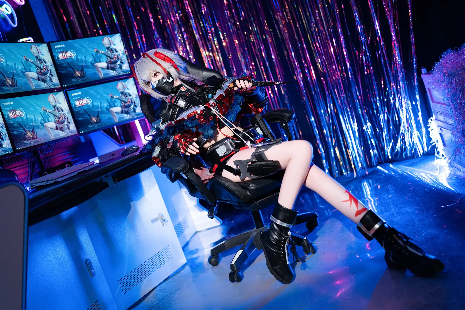 麦暁雯コスプレ, デルタフォース, 戦術少女, サイバーパンク コスプレ, ゲームキャラクターのコスプレ