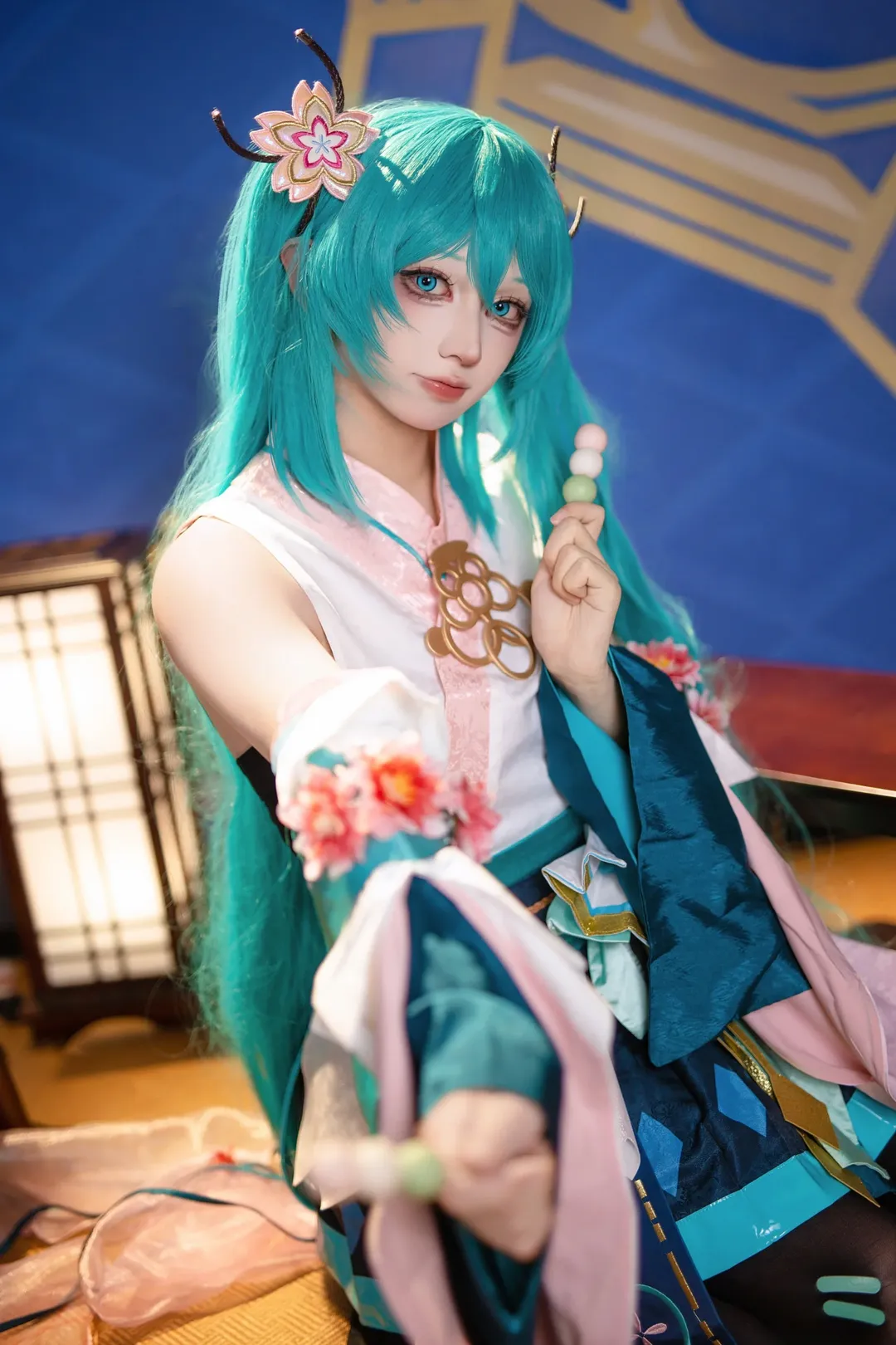 初音未來cos, 和風裝扮, cosplay攝影, 雙馬尾, 陰陽師 - 第10張