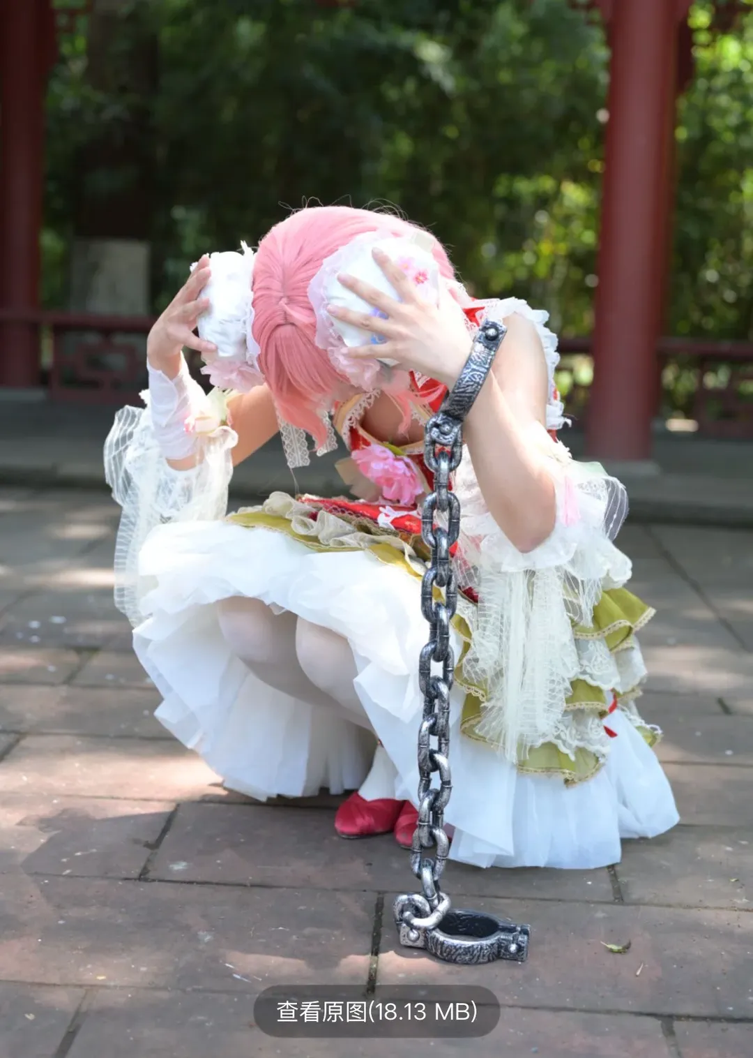 Touhou Project, Outdoor shoot, Bamboo forest photography, Prop showcase, Ibaraki Kasen cosplay - Image 2