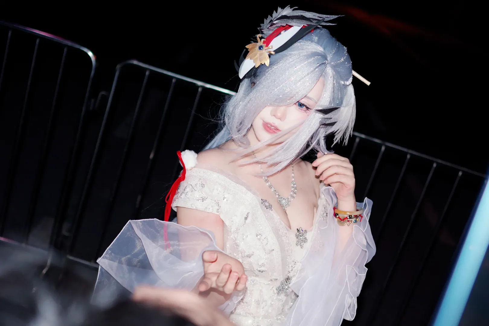 原神, 萤火虫漫展, 漫展场照, 花嫁cos, 申鹤cos - 第2张