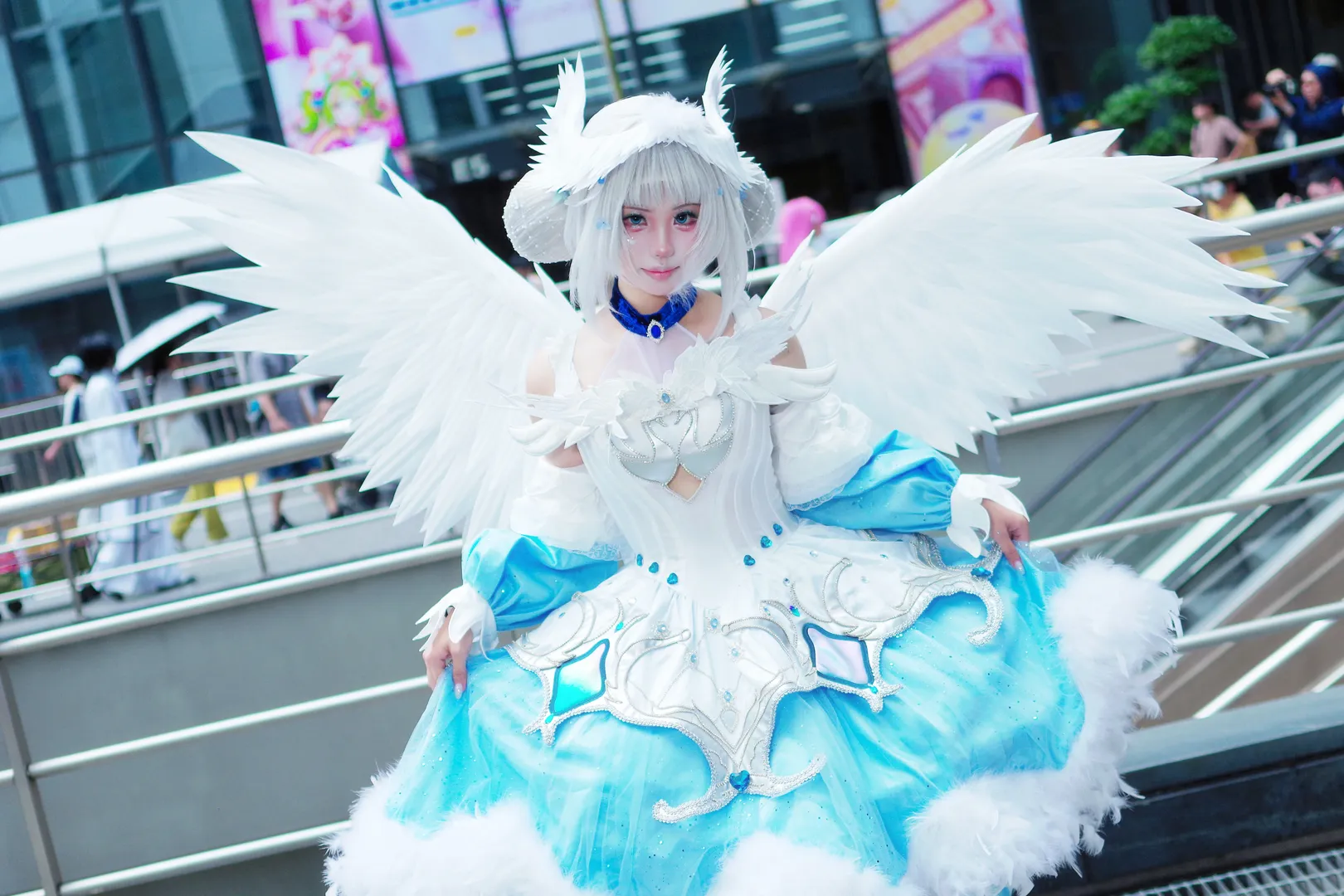 王者榮耀, Cosplay攝影, 小喬cos, 羽翼造型, 天鵝之夢 - 第5張