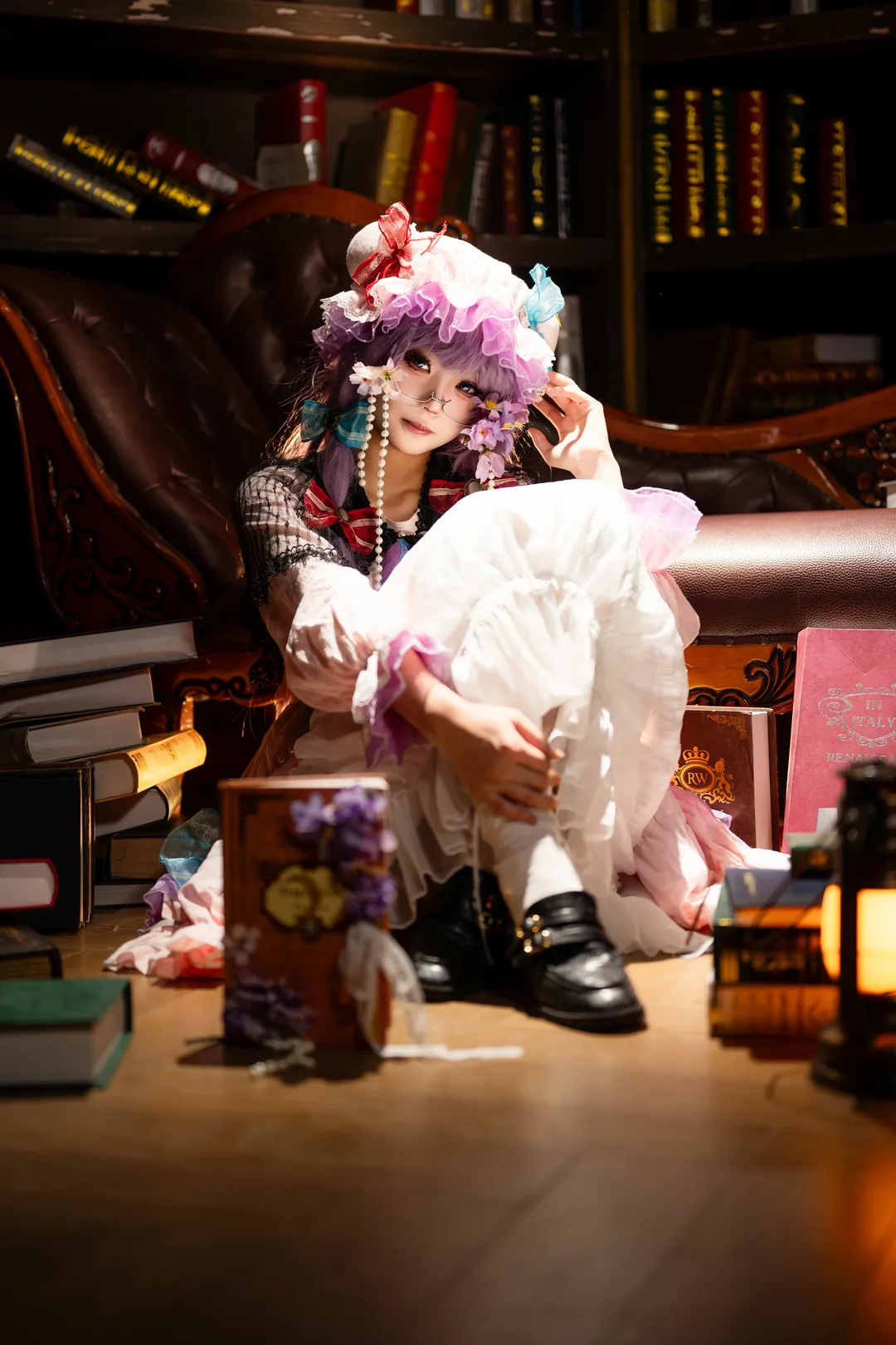 cosplay, 东方project, 氛围感摄影, 复古书房, 洛丽塔写真 - 第1张