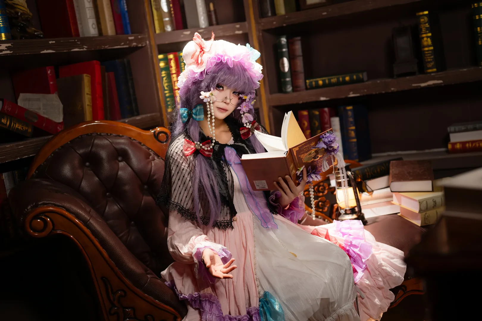 cosplay, 东方project, 氛围感摄影, 复古书房, 洛丽塔写真 - 第2张