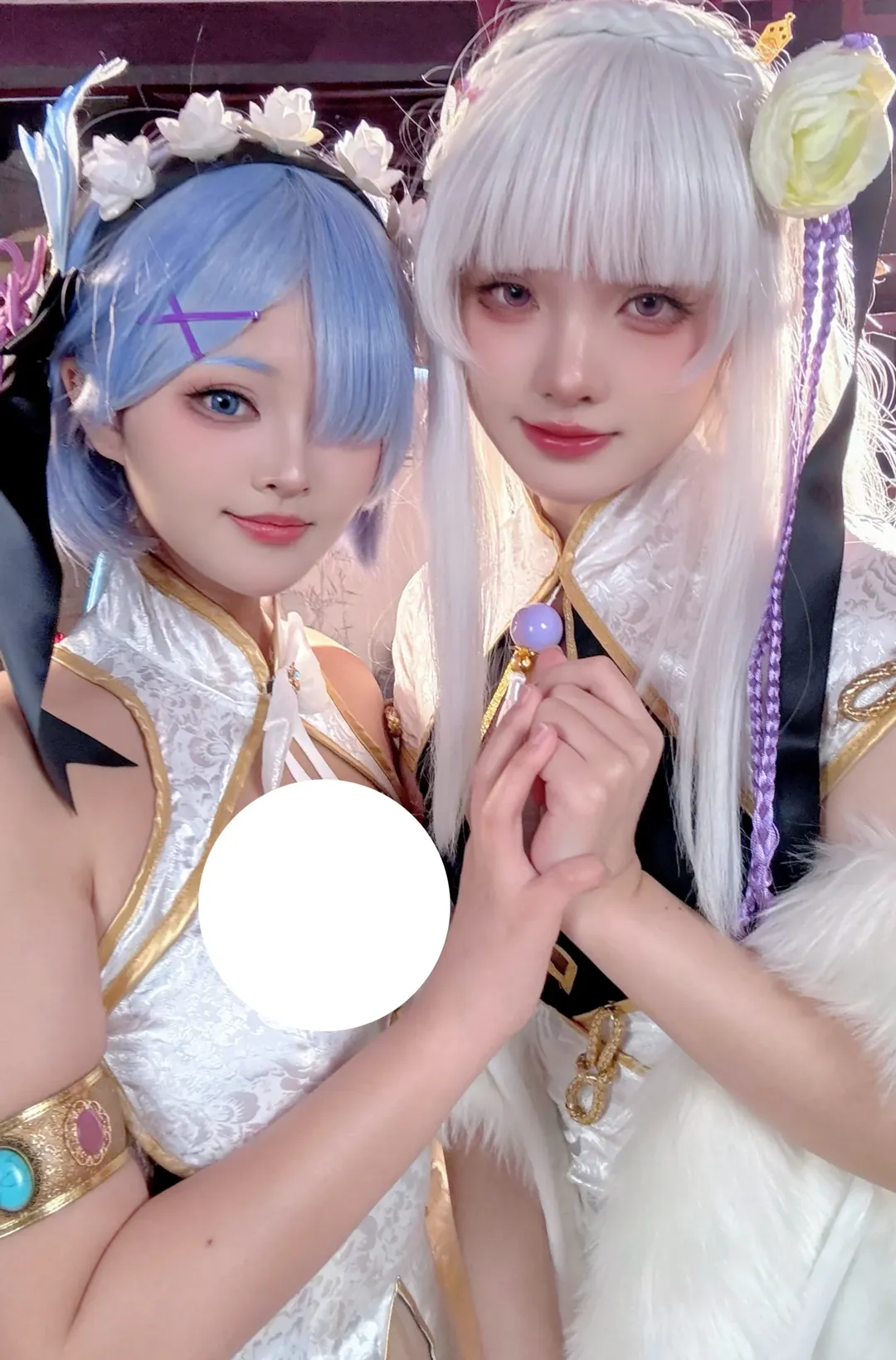 从零开始的异世界生活, 蕾姆cos, 艾米莉亚cos, 旗袍写真, 双人cosplay
