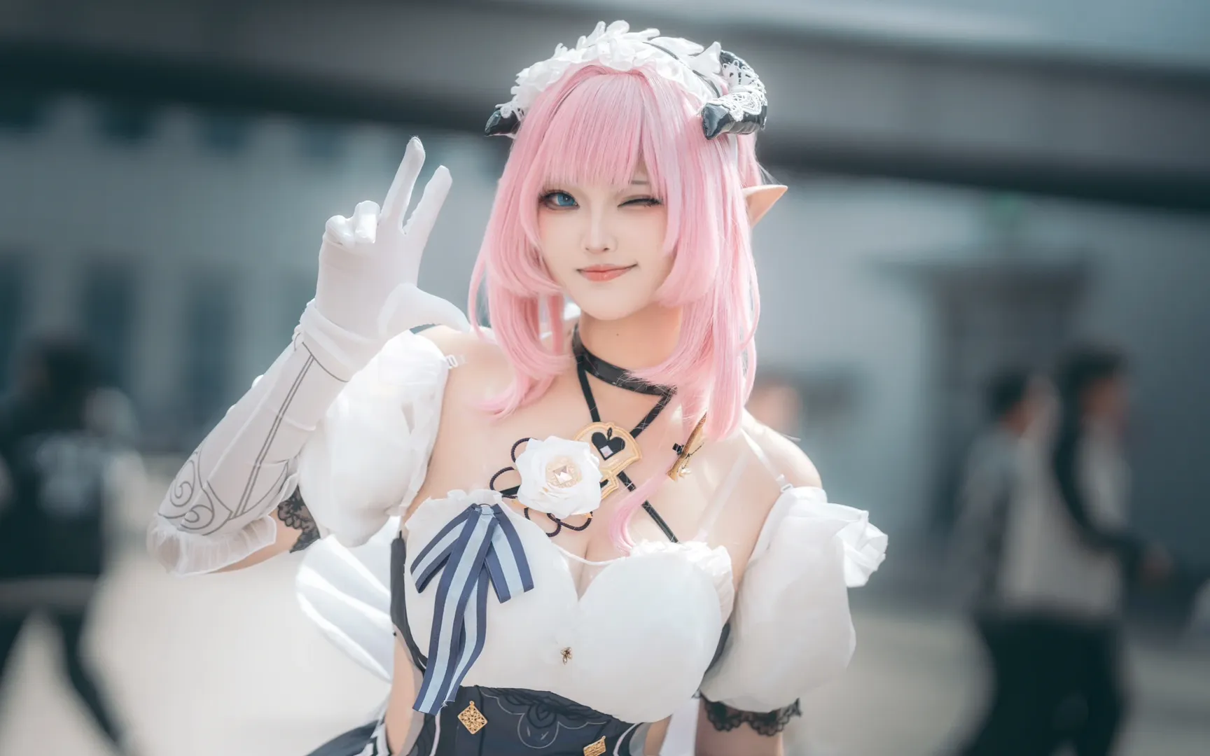 Elysia Cosplay, Honkai Impact 3rd, Convention photos, Kunshan Utopia Comic Convention, Off-site cosplay - Image 3