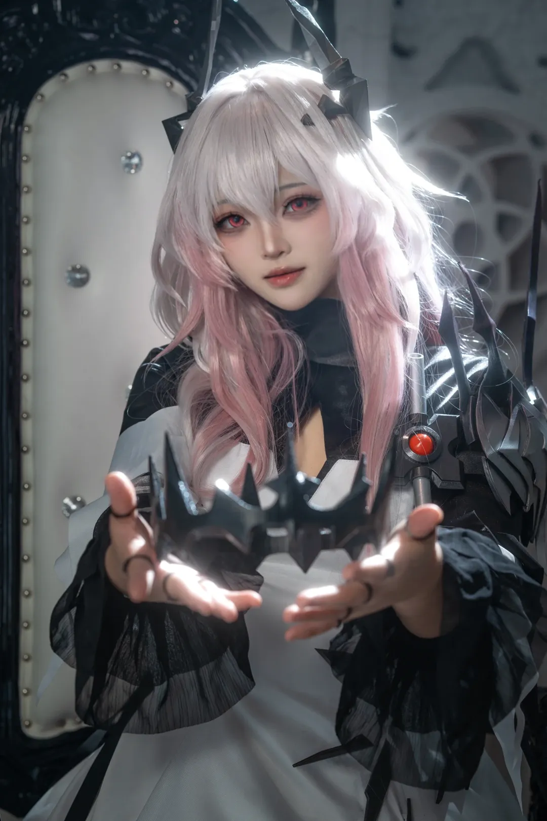 明日方舟, 特蕾西娅cos, cosplay摄影, 哥特风cos, 白月光cos