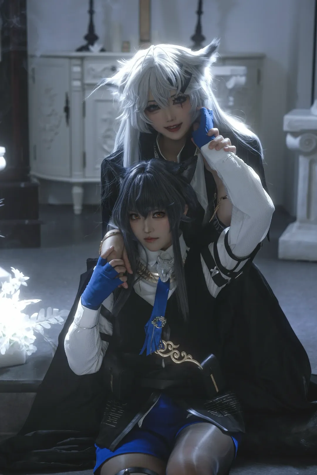 明日方舟, 影棚摄影, 荒芜拉普兰德cos, 缄默德克萨斯cos, 双狼组cosplay