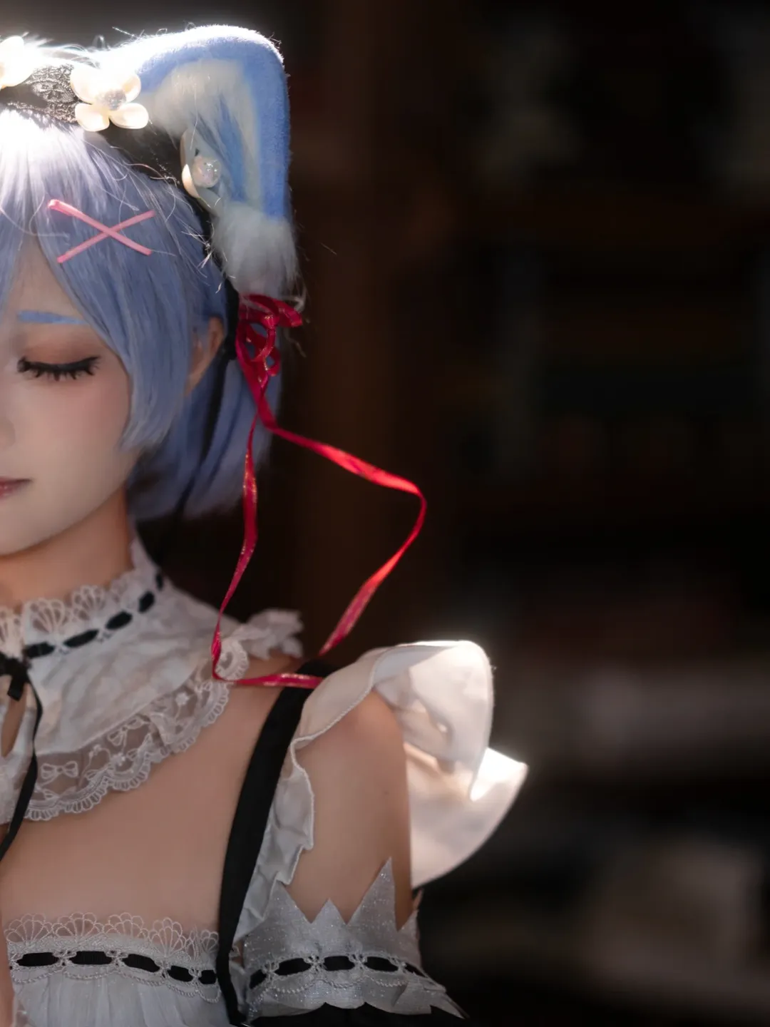cosplay, 二次元摄影, 女仆装, 蕾姆cos, Re从零开始的异世界生活 - 第4张
