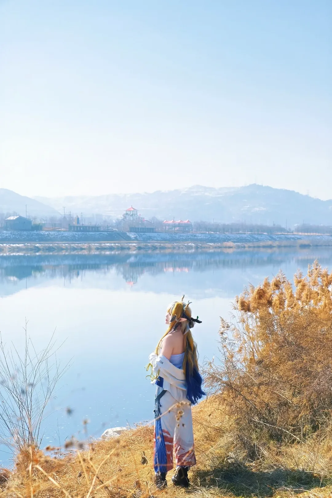 cos正片, 二次元cosplay, 黍cos, 明日方舟, 冬日外景 - 第2张
