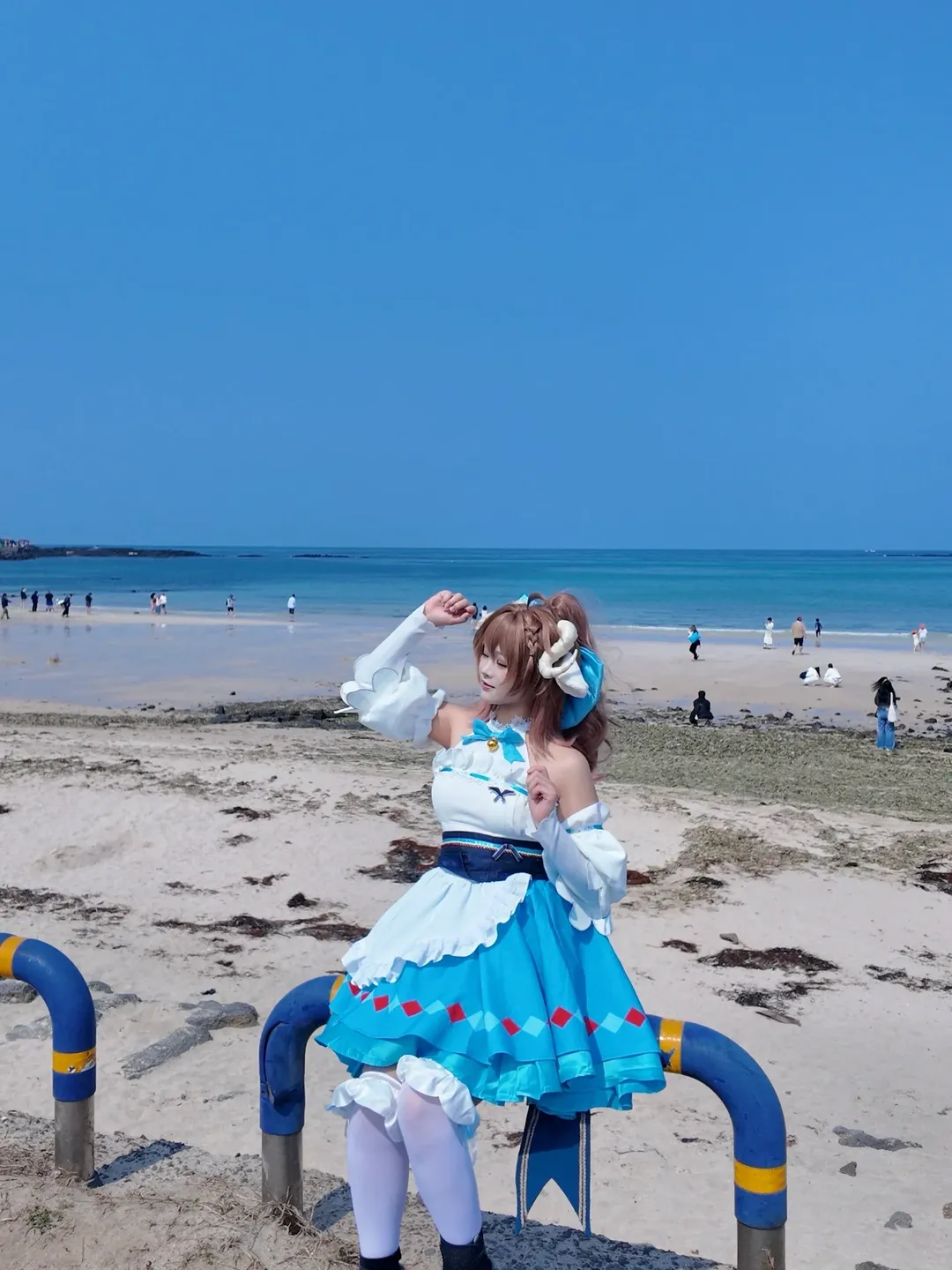 明日方舟, cosplay摄影, 户外角色扮演, 纯烬艾雅法拉cos, 济州岛旅拍 - 第2张