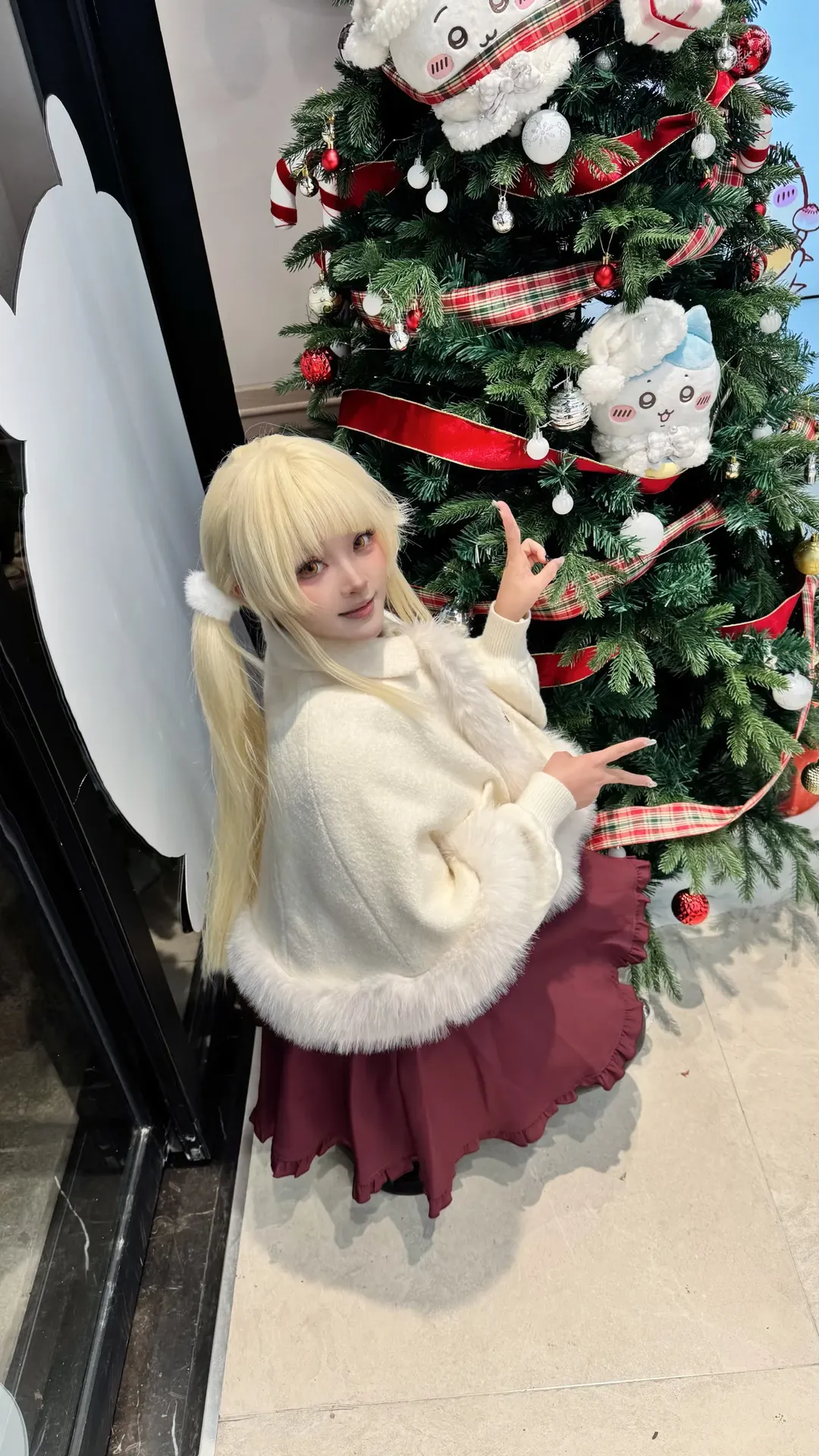 cosplay, BanG Dream!, 圣诞cos, 弦卷心cos, 和平饭店 - 第6张