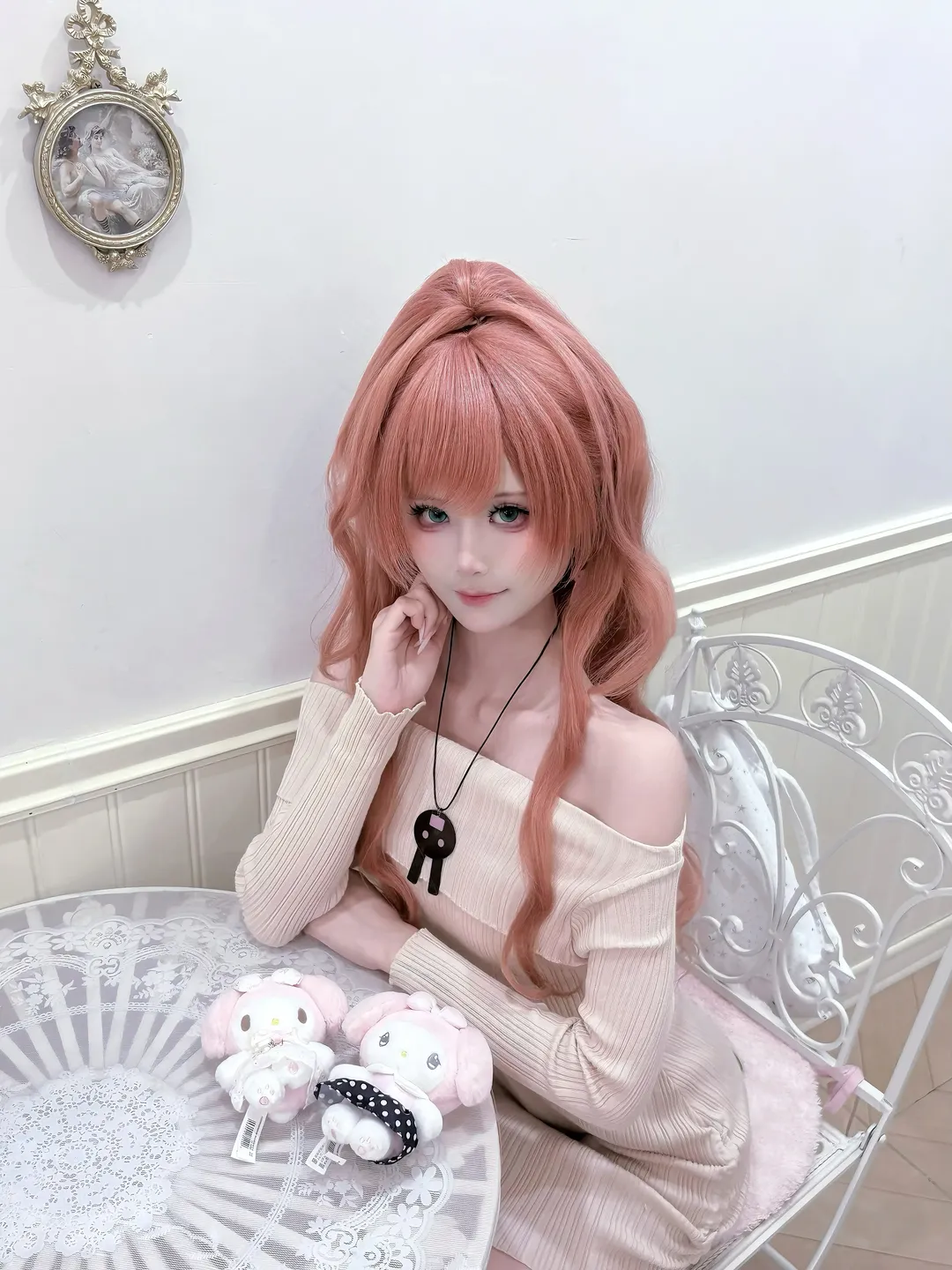 假发造型, 今井莉莎cos, BanG Dream! Roselia, 私服cosplay, 甜系穿搭 - 第5张
