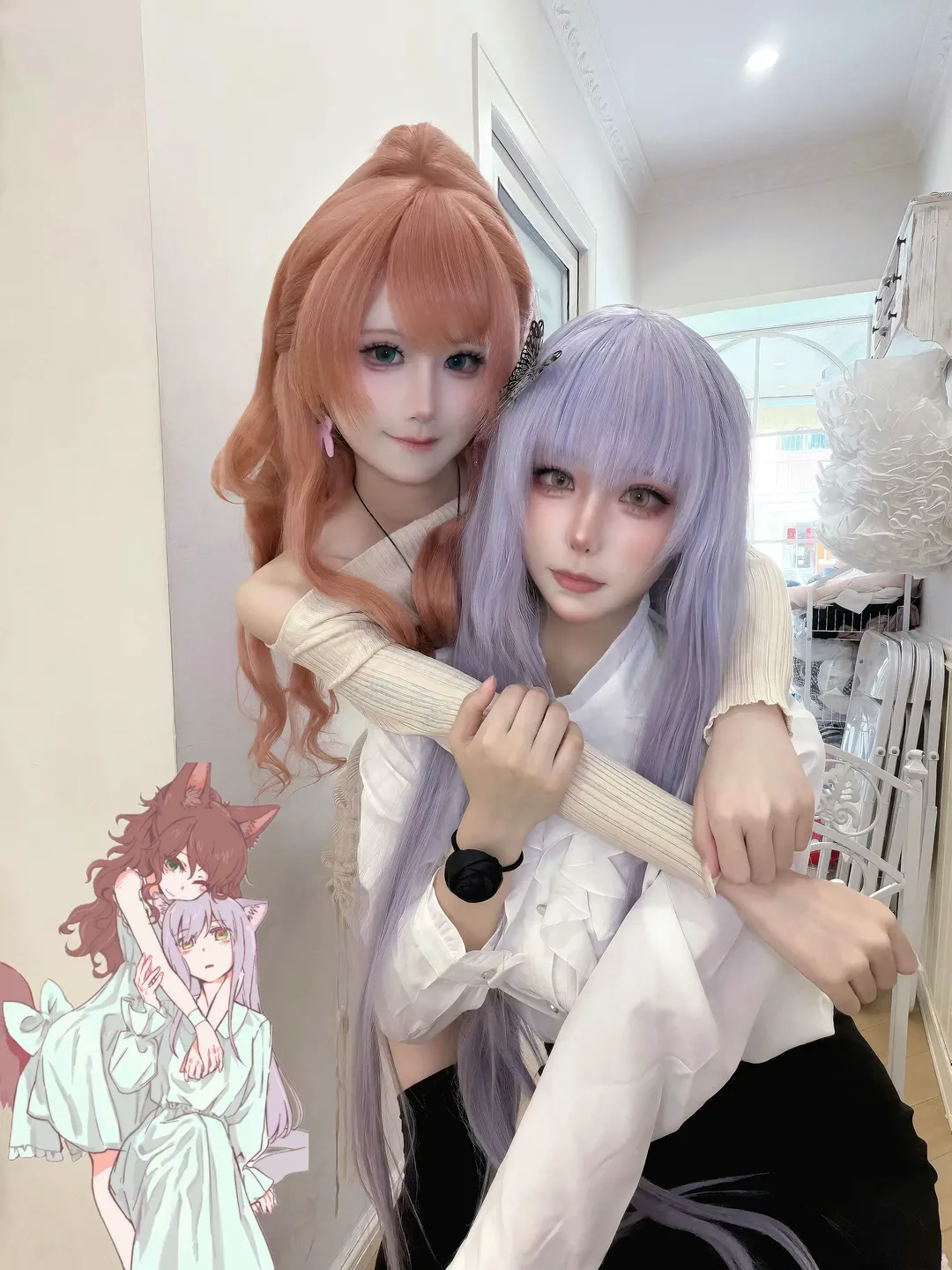 双人cos, Bang Dream, Roselia, 凑友希那今井莉莎cos, ykls - 第4张