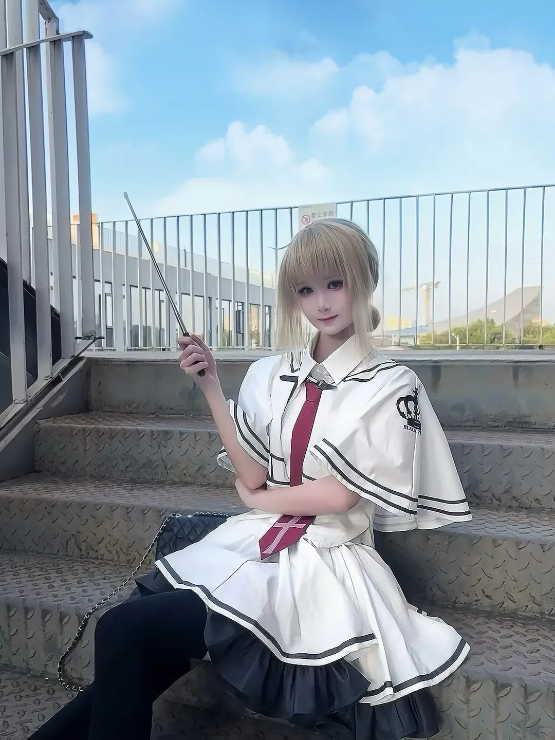 素晴らしき日々 ～不連続存在～, コスプレ撮影, 制服コーデ, 屋外撮影, 橘希実香コスプレ