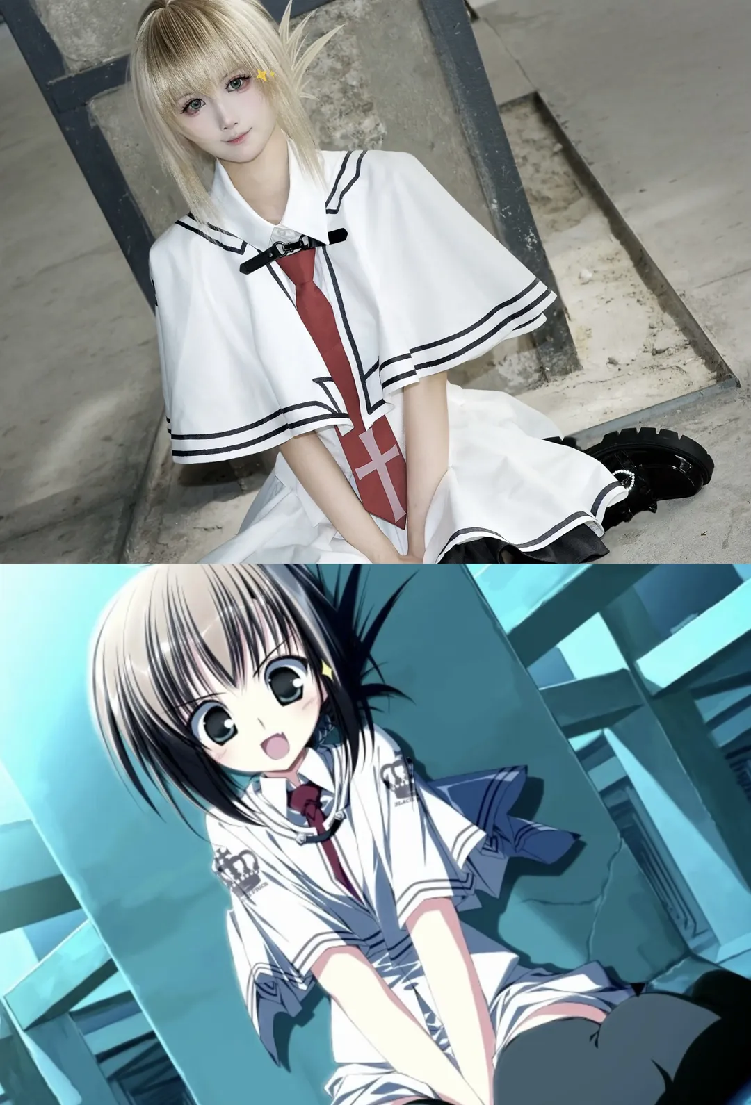 素晴日, 水手服穿搭, 高還原cos, galgame cosplay, 橘希實香cos