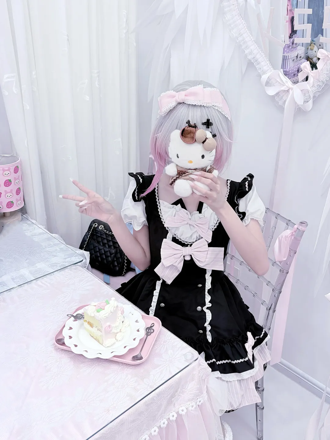 魔法少女ノ魔女裁判, コスプレ日常, 魔法少女コーデ, 二次元メイド服, 桜羽エマコスプレ - 2枚目