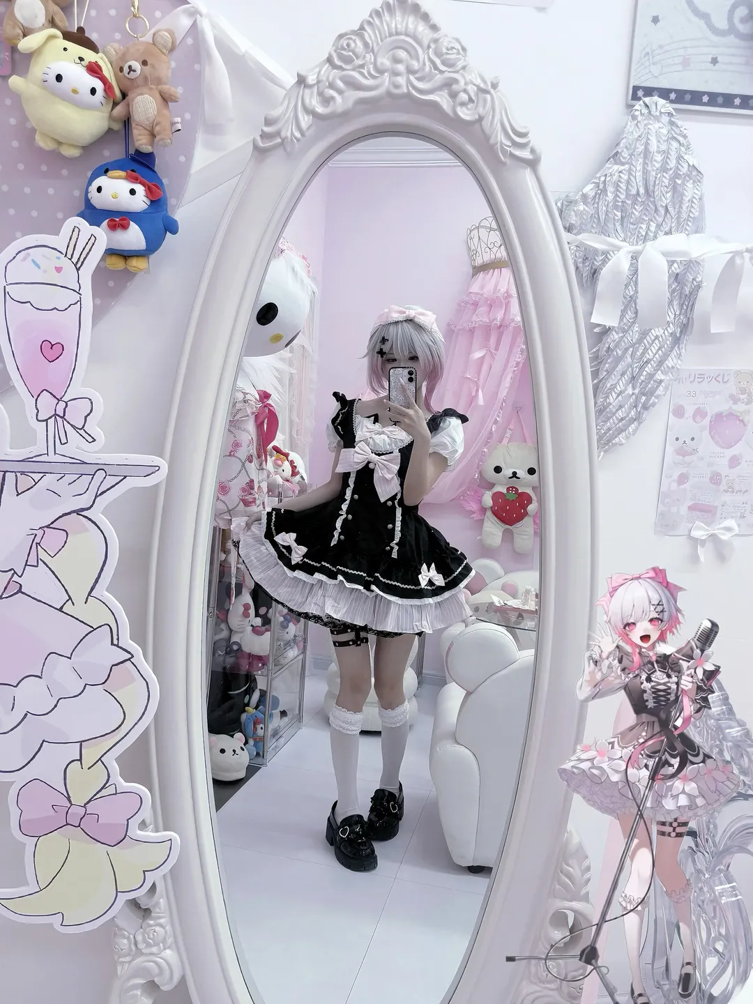 魔法少女的魔女审判, cosplay日常, 魔法少女穿搭, 二次元女仆装, 樱羽艾玛cos