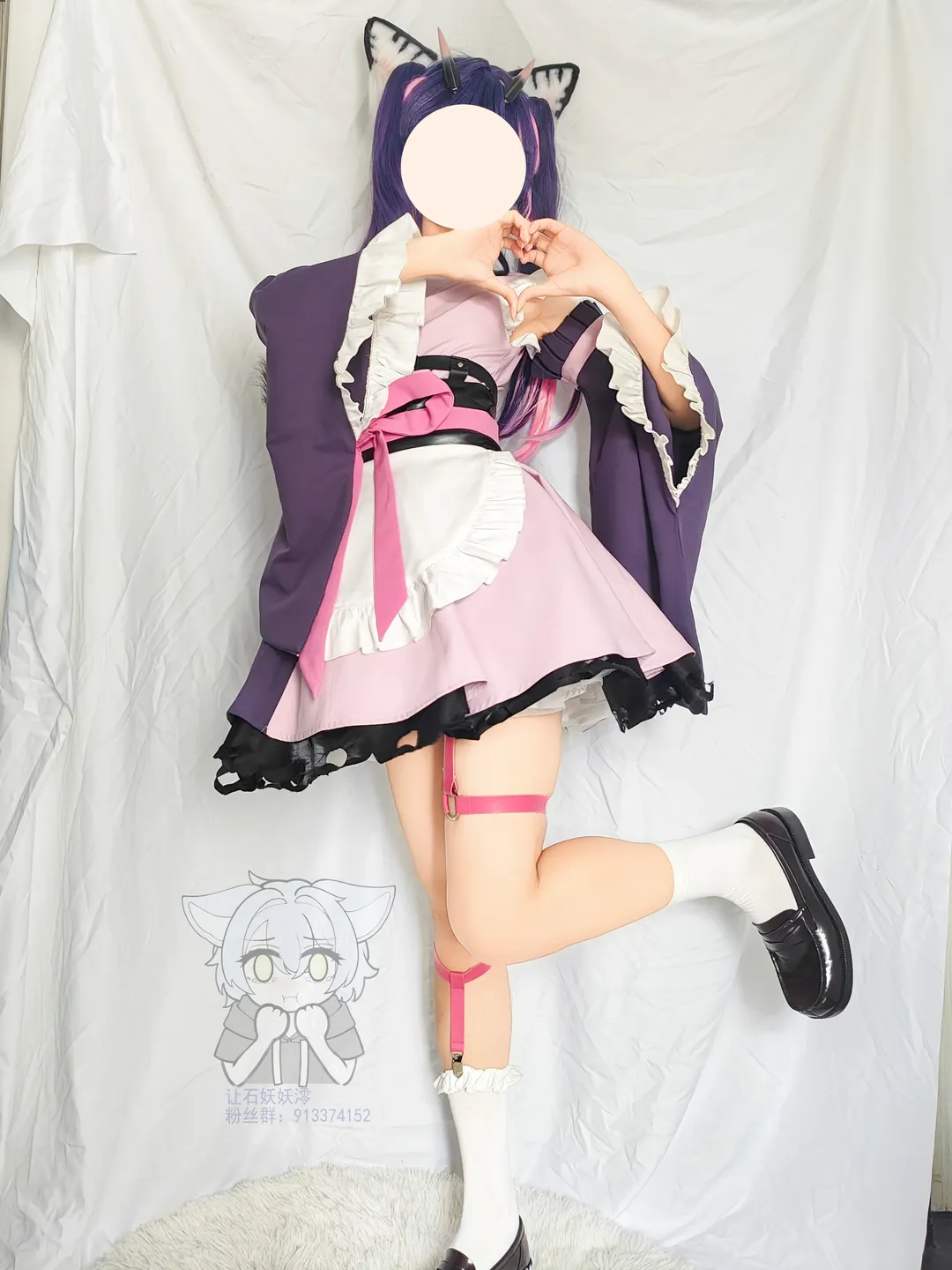 Anime cosplay, Cosmic Princess Kaguya!, Kemonomimi cosplay, Komazawa Noi cosplay, Anime outfit - Image 2