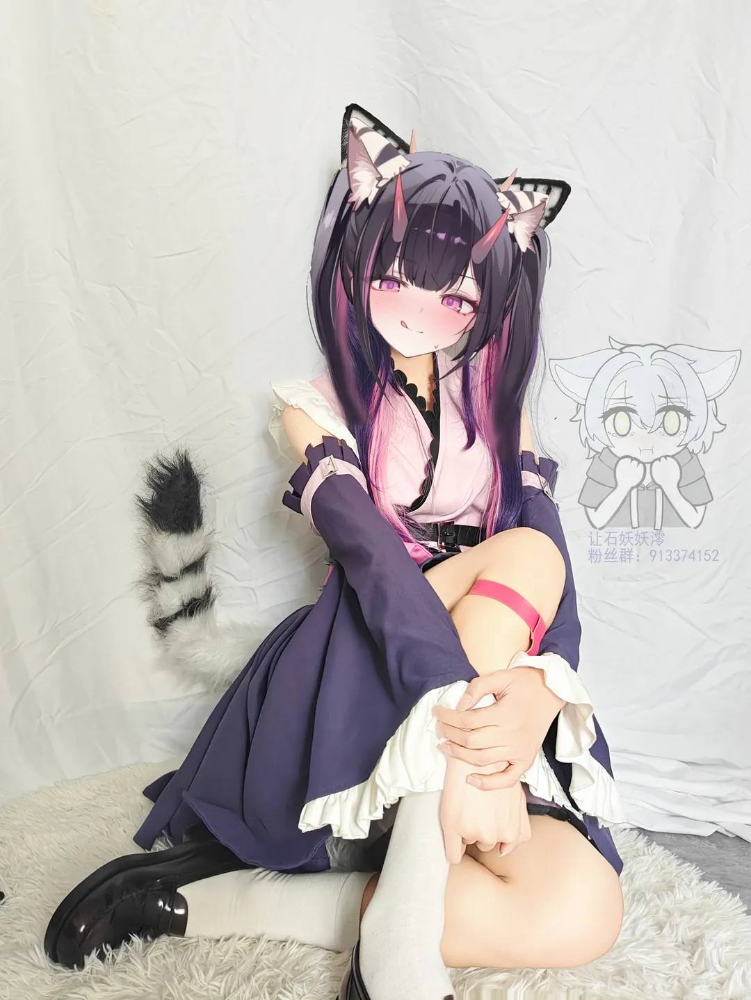 Anime cosplay, Cosmic Princess Kaguya!, Kemonomimi cosplay, Komazawa Noi cosplay, Anime outfit - Image 5
