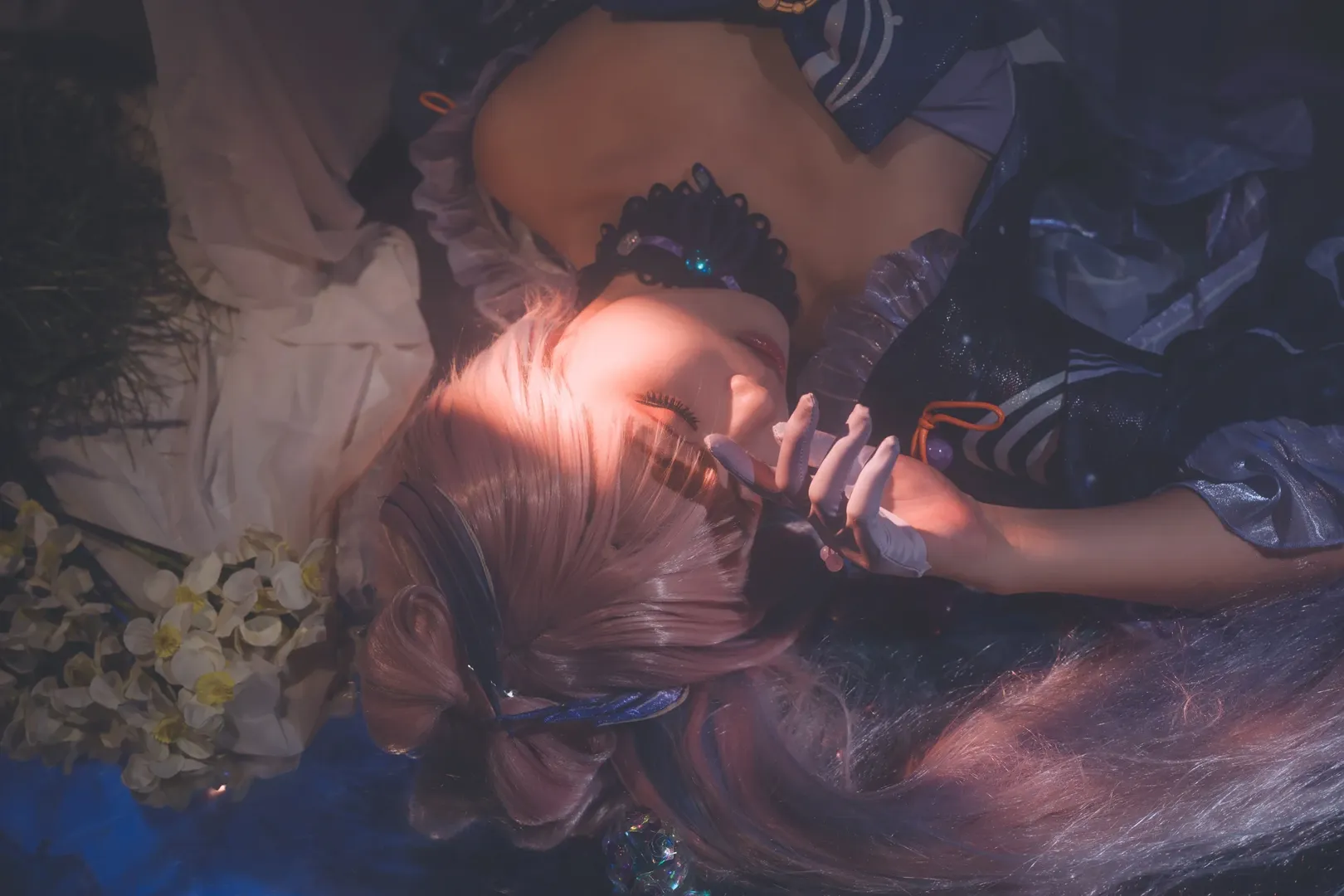 原神, 珊瑚宫心海cos, cosplay正片, 二次元角色扮演, 水下摄影造景 - 第6张