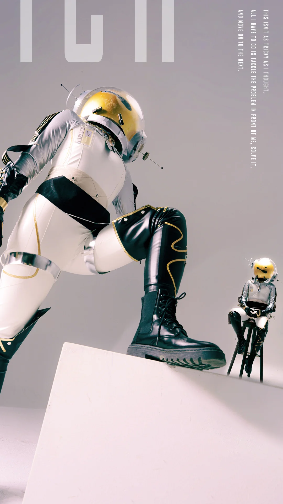 重返未来1999, Cosplay分享, 乌尔里希cos, 科幻宇航服, 意识唤醒者 - 第6张