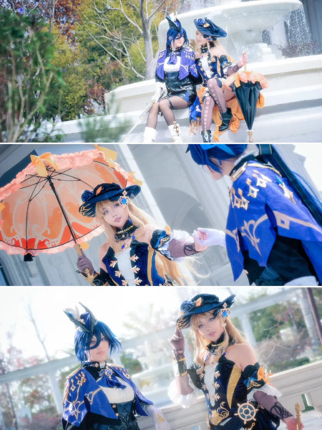 原神, cosplay摄影, 娜维娅cos, 枫丹cos, 克洛琳德cos - 第1张