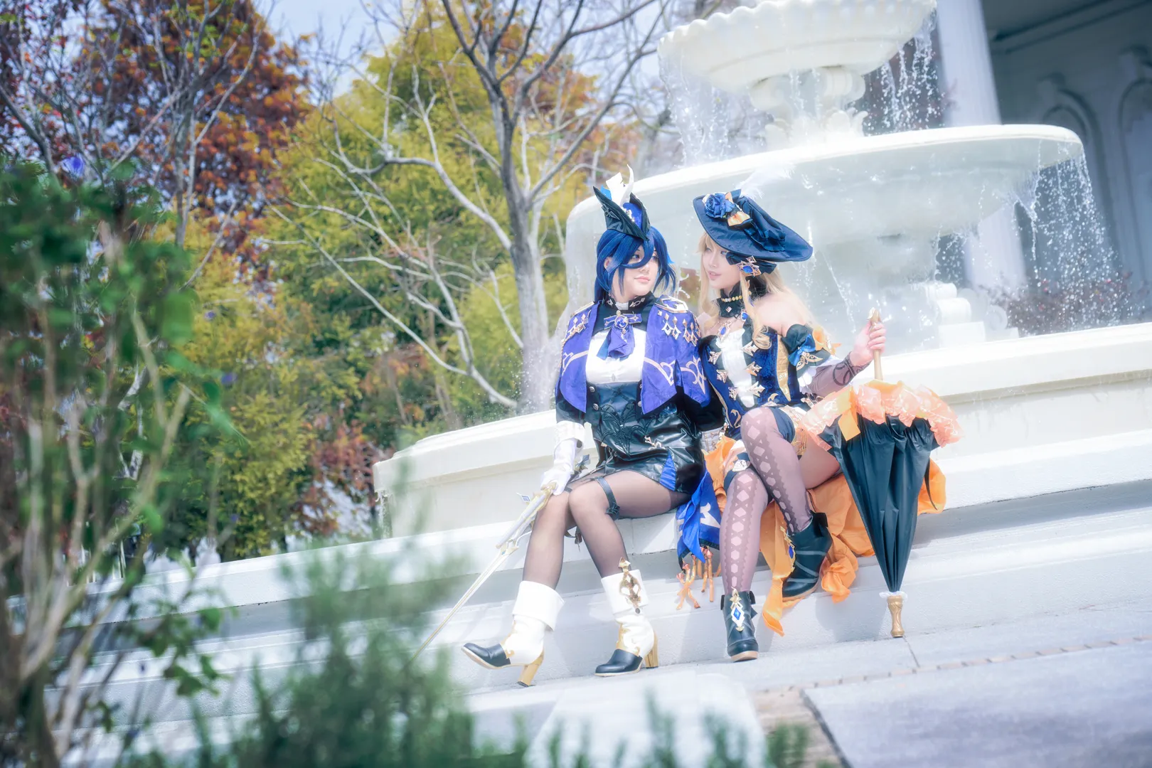原神, cosplay摄影, 娜维娅cos, 枫丹cos, 克洛琳德cos - 第2张