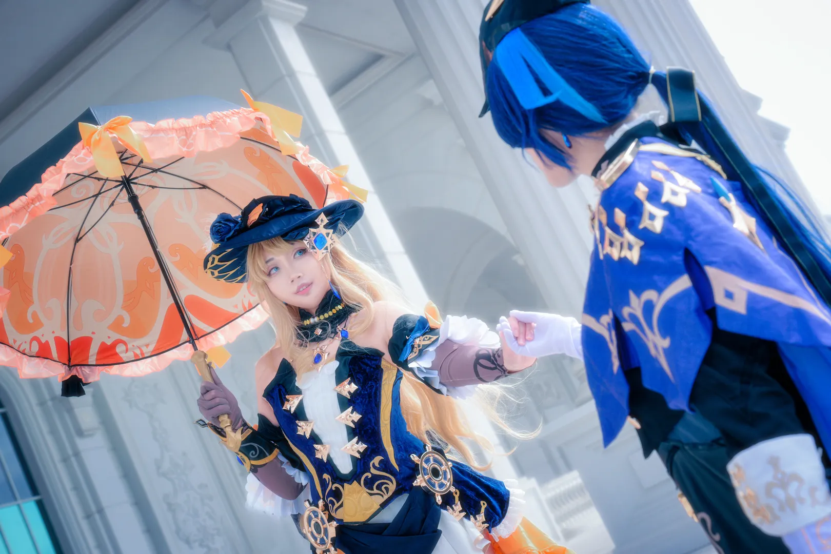 原神, cosplay摄影, 娜维娅cos, 枫丹cos, 克洛琳德cos - 第3张