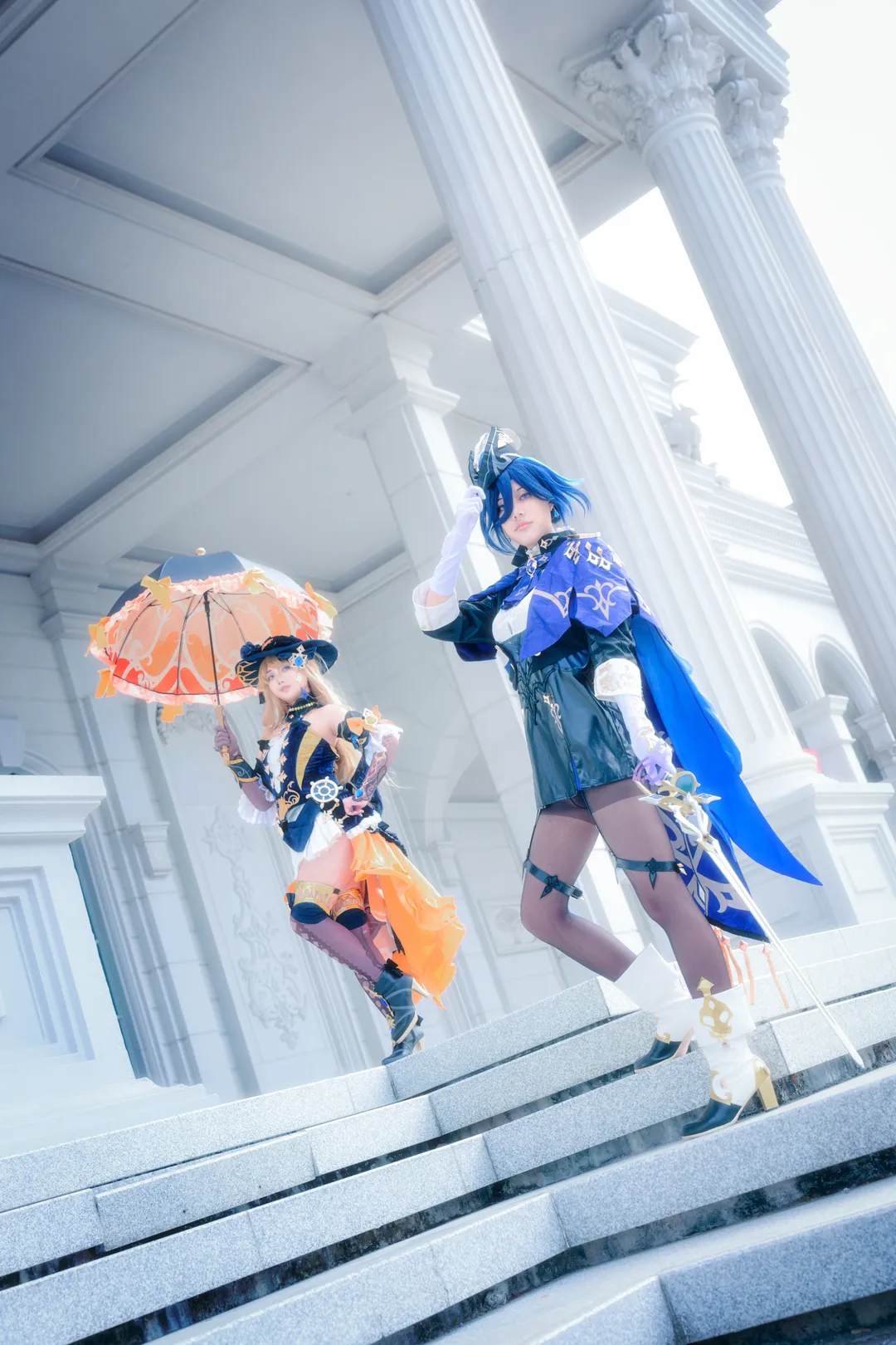 原神, cosplay摄影, 娜维娅cos, 枫丹cos, 克洛琳德cos - 第5张