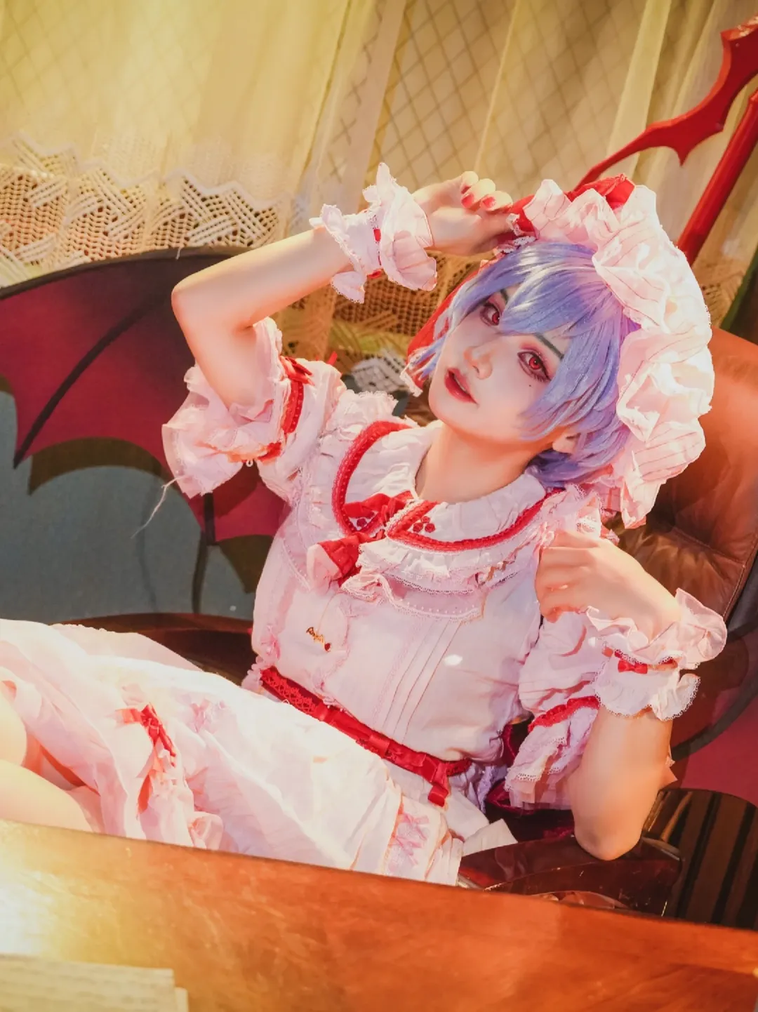 cosplay, 二次元摄影, 东方project, 蕾米莉亚cos, 正片 - 第1张