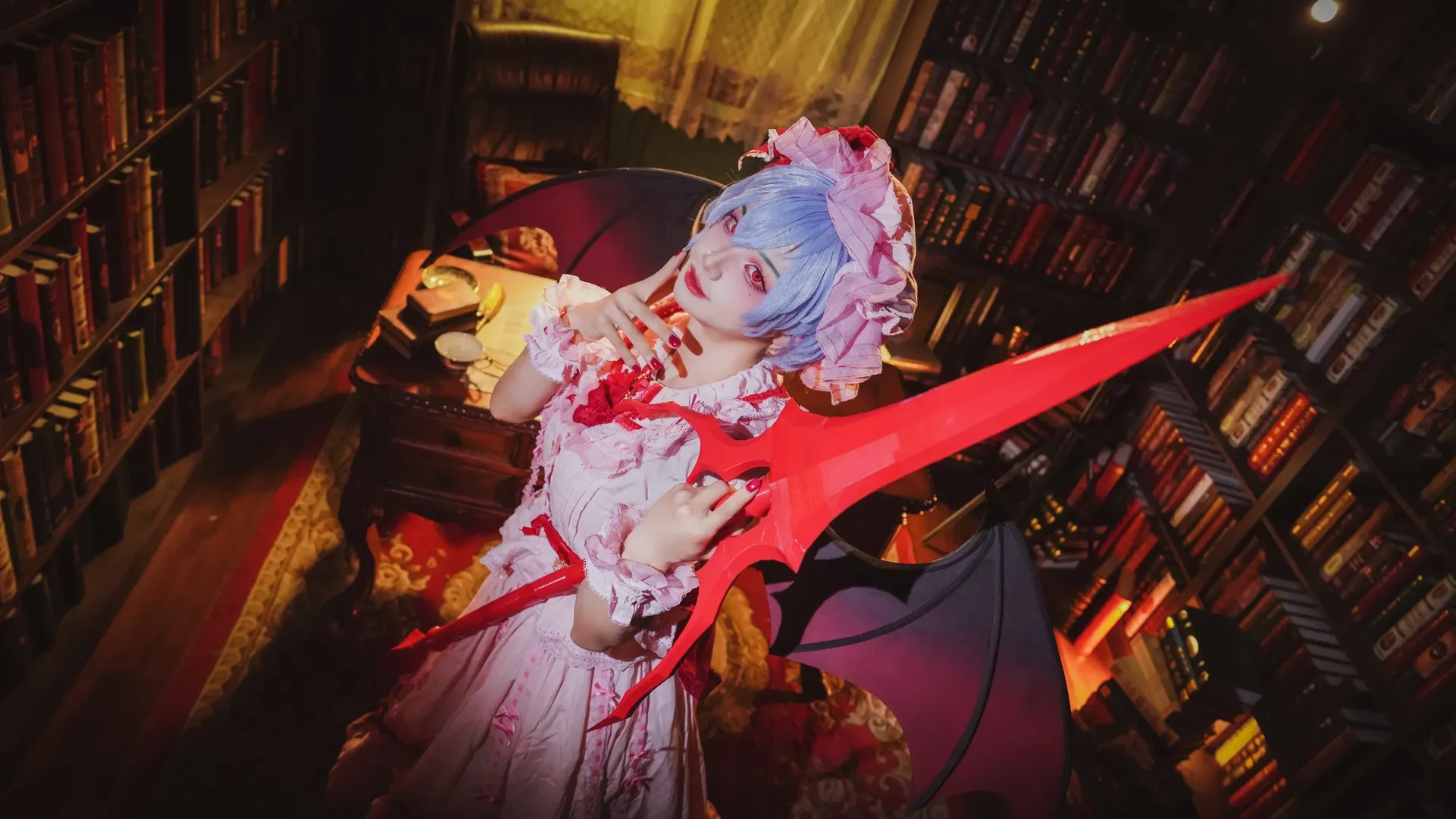 cosplay, 二次元摄影, 东方project, 蕾米莉亚cos, 正片 - 第2张