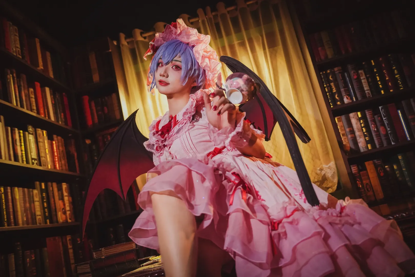 cosplay, 二次元摄影, 东方project, 蕾米莉亚cos, 正片 - 第6张