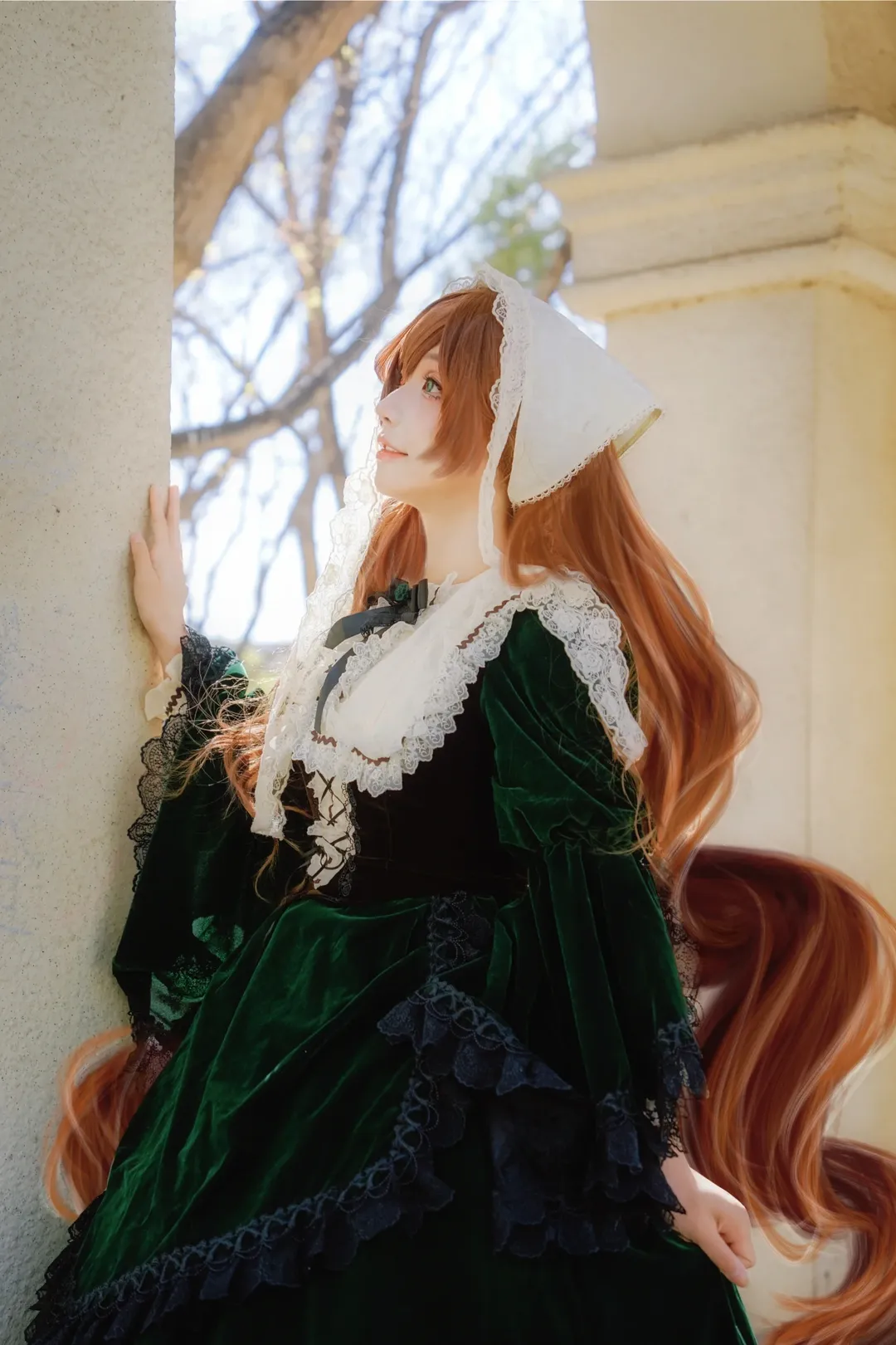 コスプレ撮影, ローゼンメイデン, ロリータファッション, 翠星石 コスプレ, 北京ロケ - 1枚目