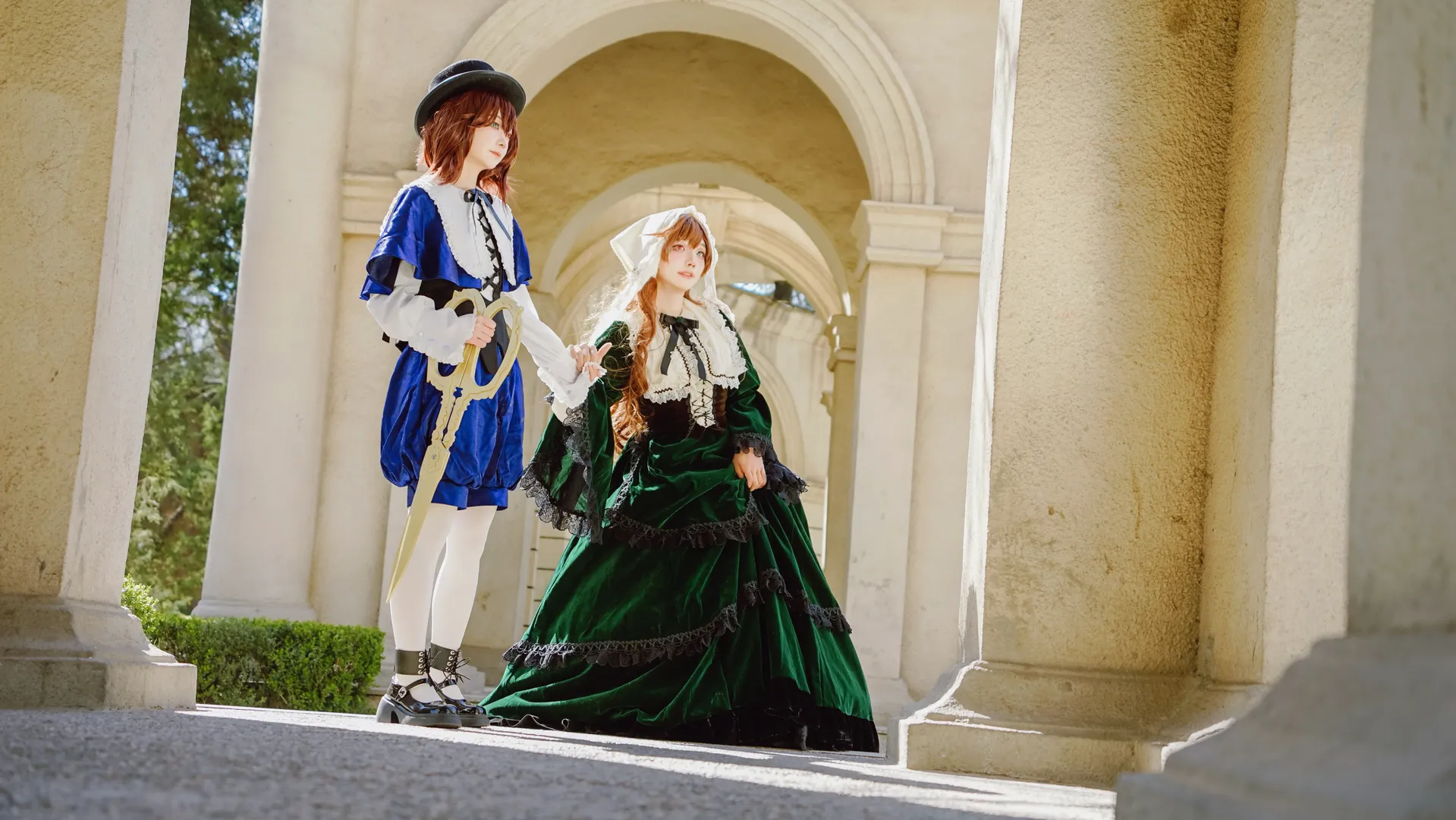 ローゼンメイデン, ペアコスプレ, 翠星石 コスプレ, クラシックロリータ, 蒼星石コスプレ - 3枚目