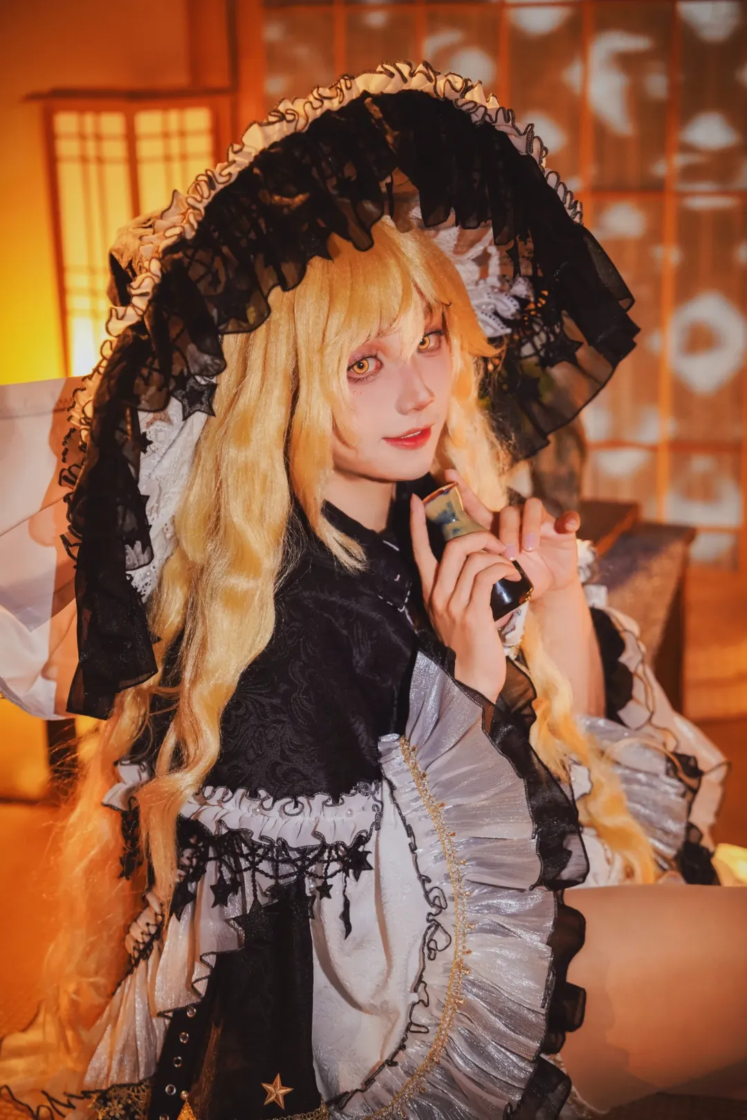 二次元少女, 东方project, 雾雨魔理沙cos, 和风摄影, cosplay正片 - 第2张