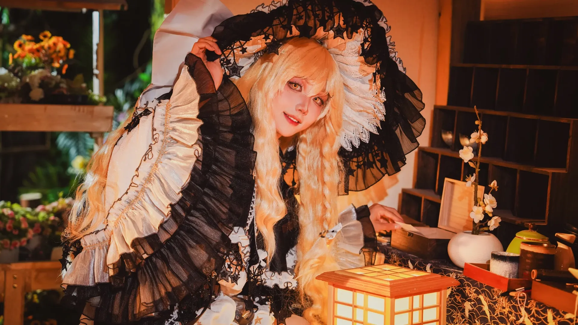 二次元少女, 东方project, 雾雨魔理沙cos, 和风摄影, cosplay正片 - 第5张
