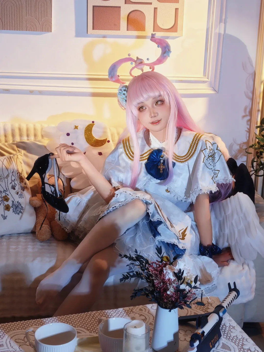 Blue Archive, Girl photography, Anime cosplay, Misono Mika cosplay, Convention photography