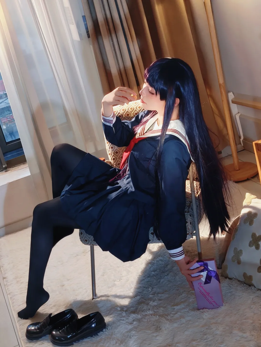 二次元摄影, 五更琉璃cos, 洛丽塔穿搭, jk制服cos, 我的妹妹哪有这么可爱！ - 第3张