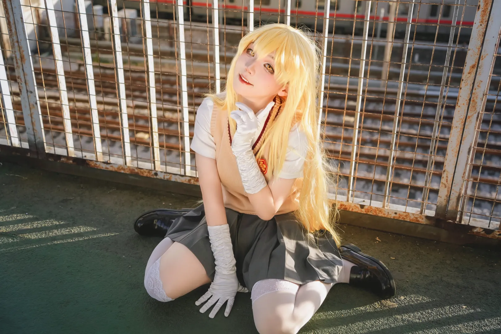少女写真, JK制服, 食蜂操祈cos, cosplay正片, 某科学的超电磁炮 - 第4张