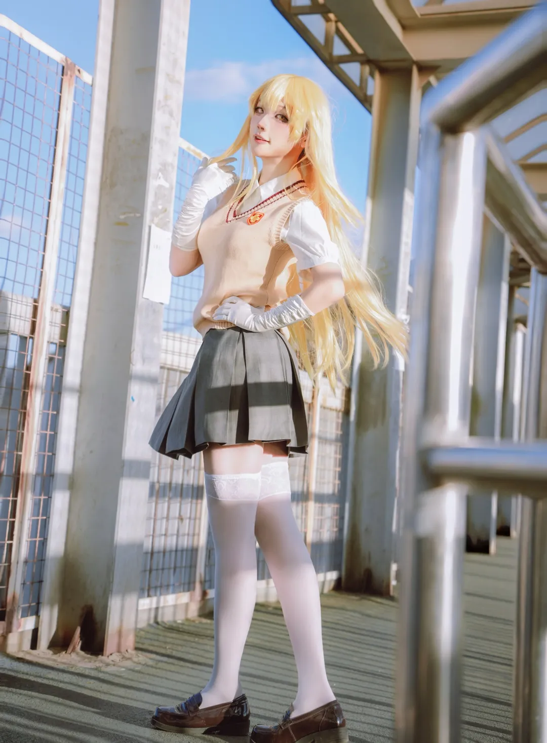 少女写真, JK制服, 食蜂操祈cos, cosplay正片, 某科学的超电磁炮 - 第5张
