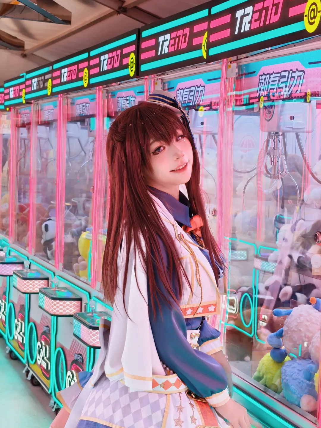 cosplay, 乐队少女, 偶像风穿搭, 春日公园外景, 吉他道具 - 第5张