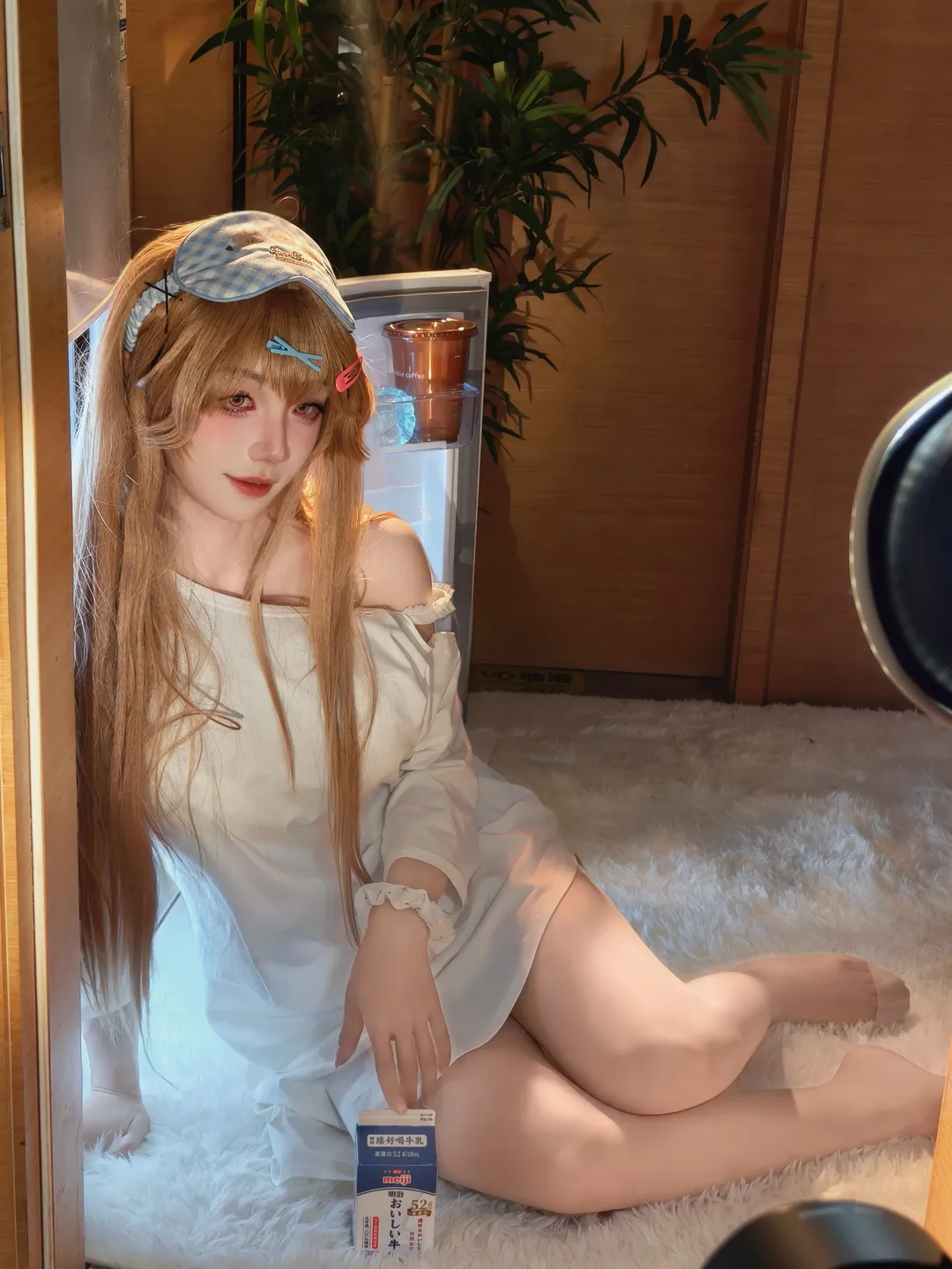 二次元少女, 碧蓝航线, cosplay摄影, 安克雷奇cos, 家居服写真