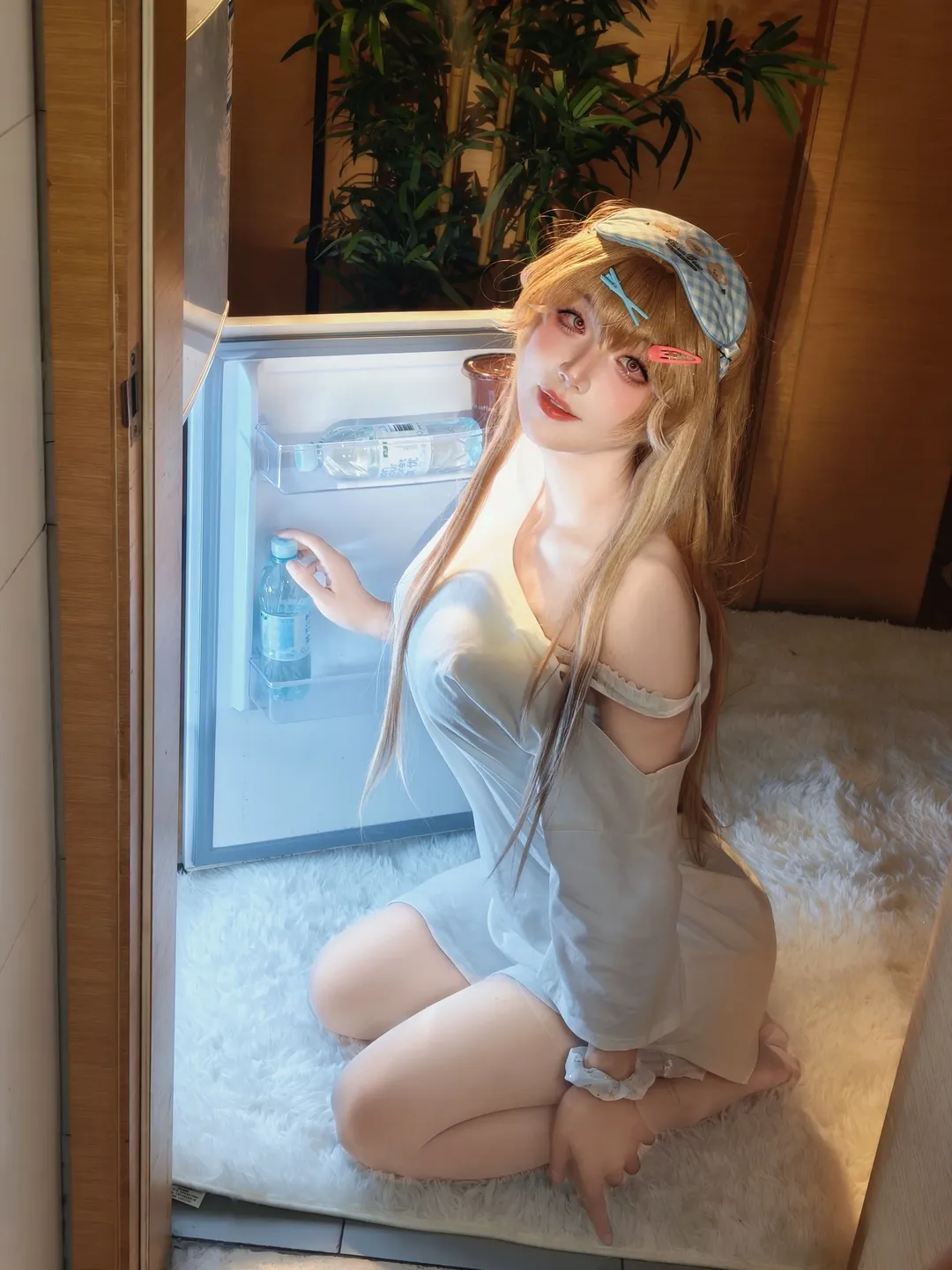 二次元少女, 碧蓝航线, cosplay摄影, 安克雷奇cos, 家居服写真 - 第3张