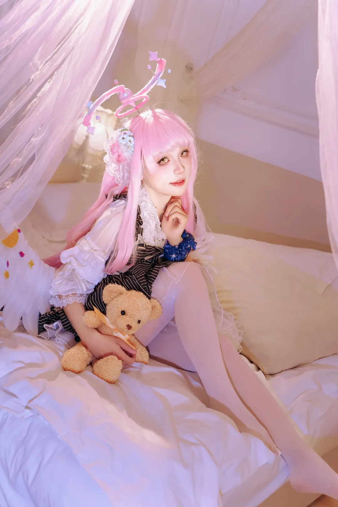 cosplay, 少女写真, 碧蓝档案, 圣园未花cos, 二次元cos - 第1张