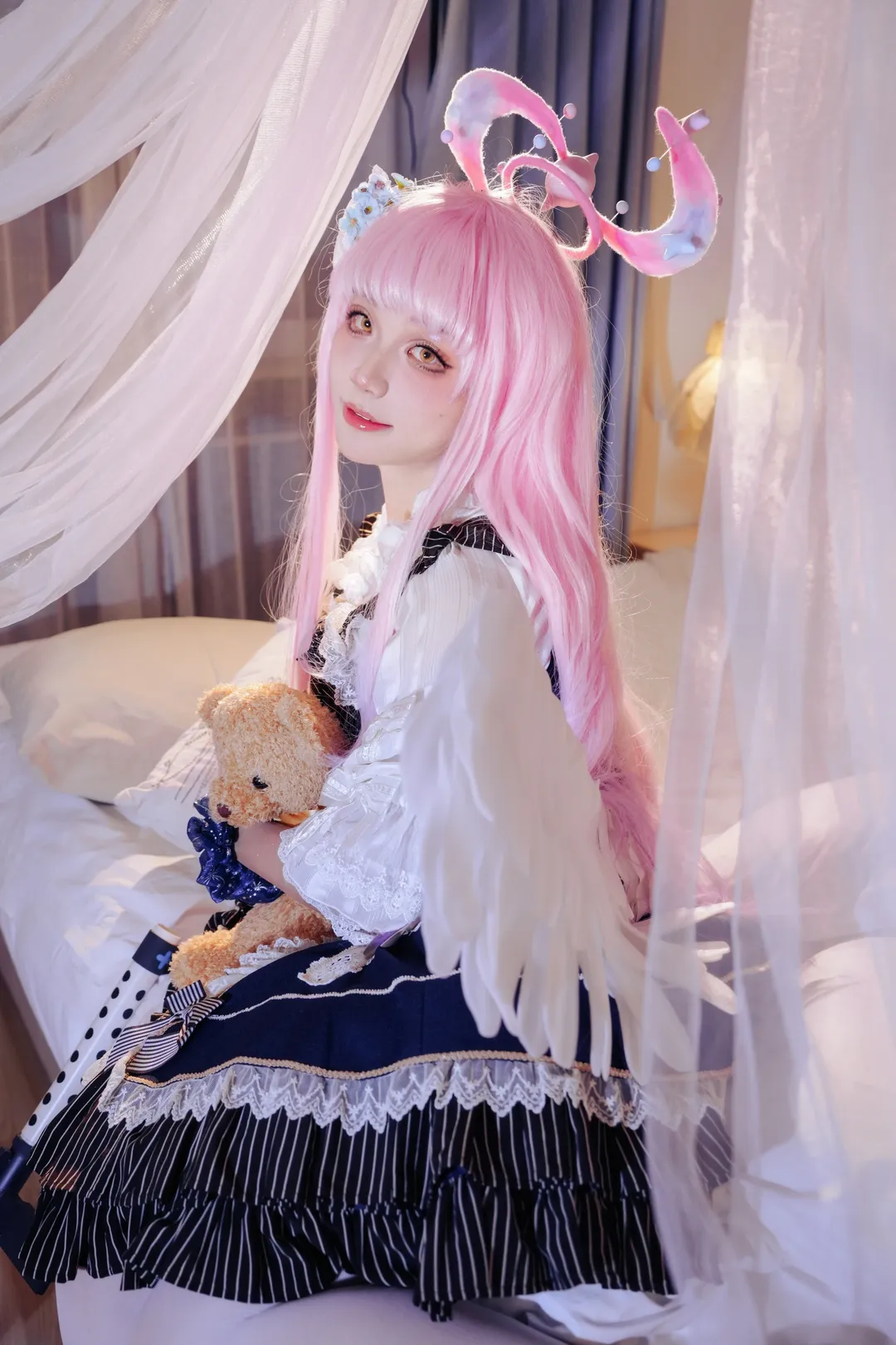 cosplay, 少女写真, 碧蓝档案, 圣园未花cos, 二次元cos - 第5张